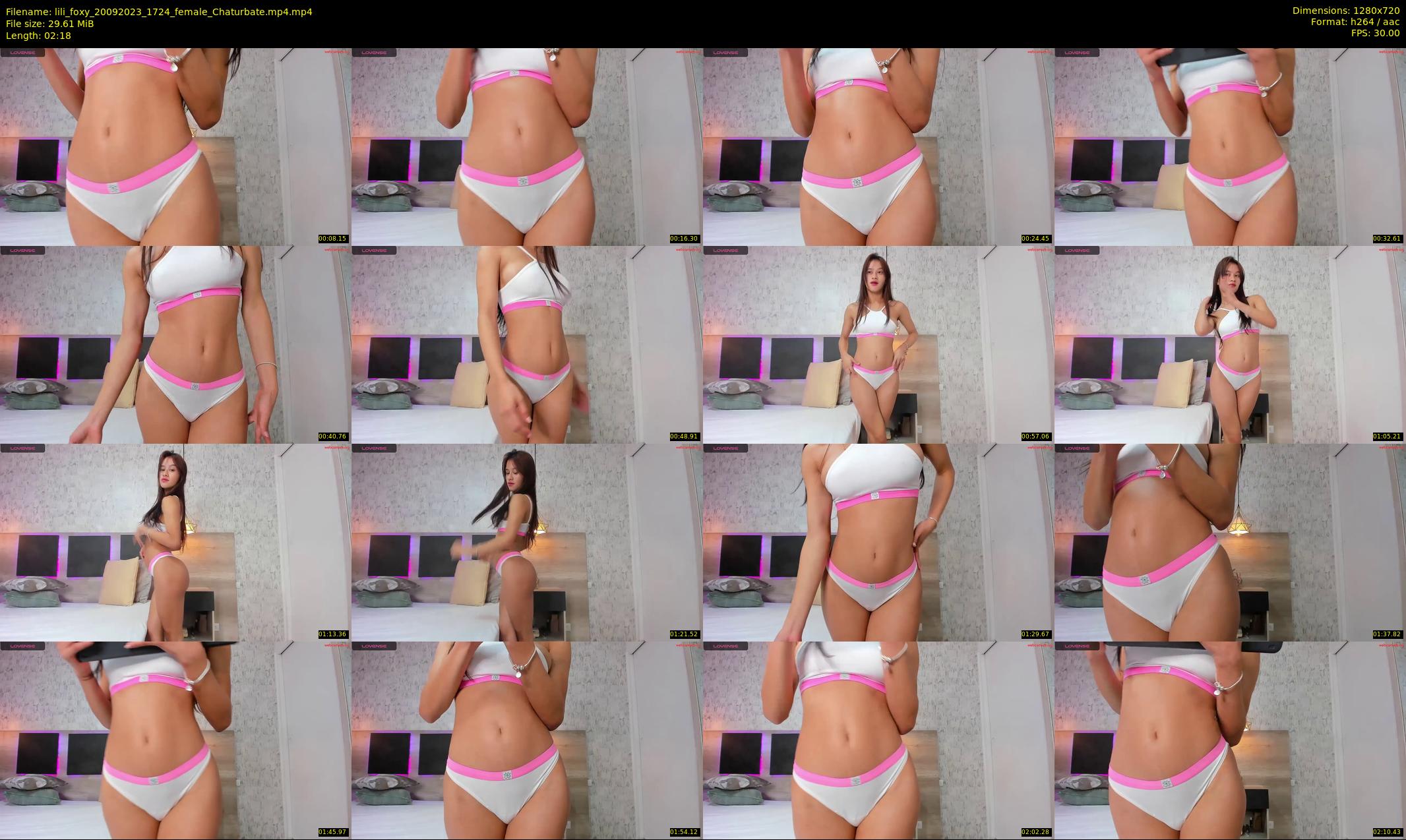 lili_foxy — 3 minute Chaturbate female cam show recording, 720p, Sep 20, 2023