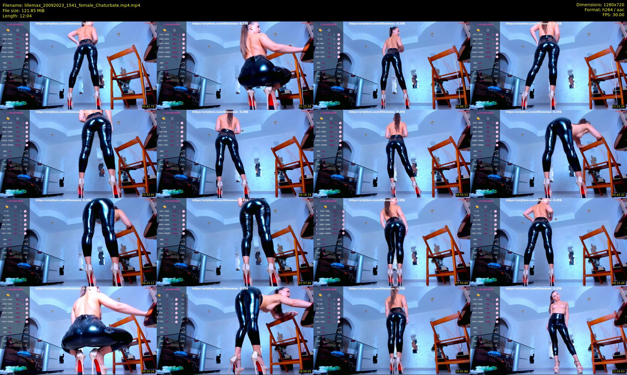 lillemax — 13 minute Chaturbate female cam show recording, 720p, Sep 20, 2023