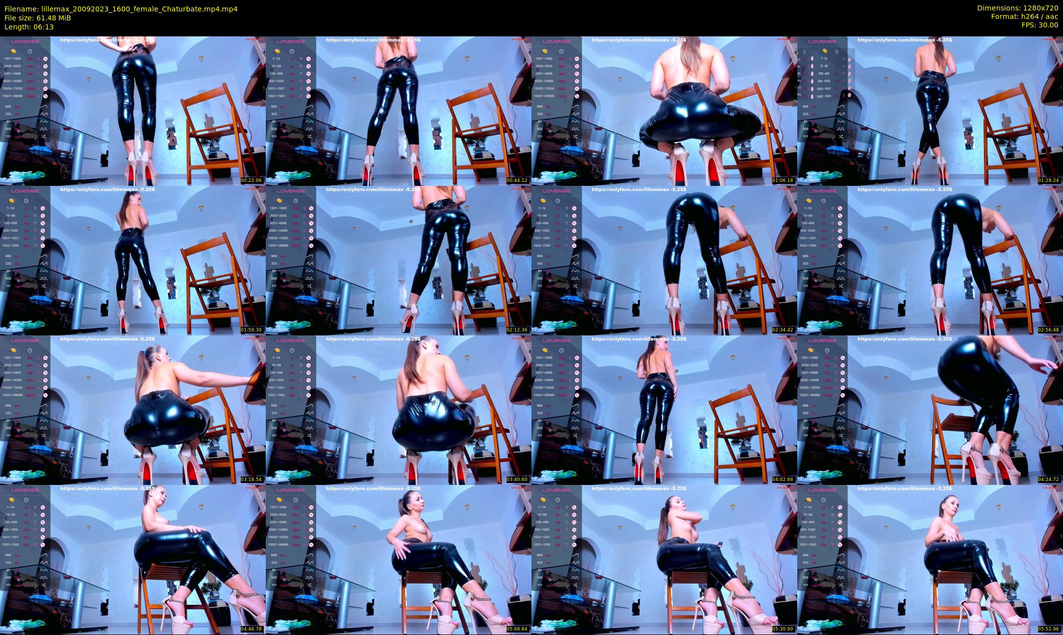 lillemax — 7 minute Chaturbate female cam show recording, 720p, Sep 20, 2023