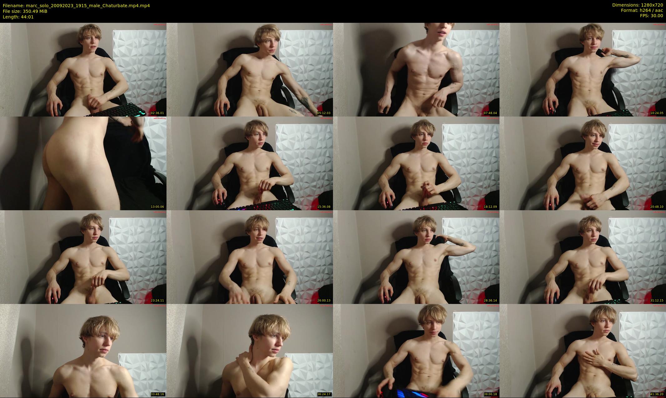 marc_solo — 45 minute Chaturbate male cam show recording, 720p, Sep 20, 2023