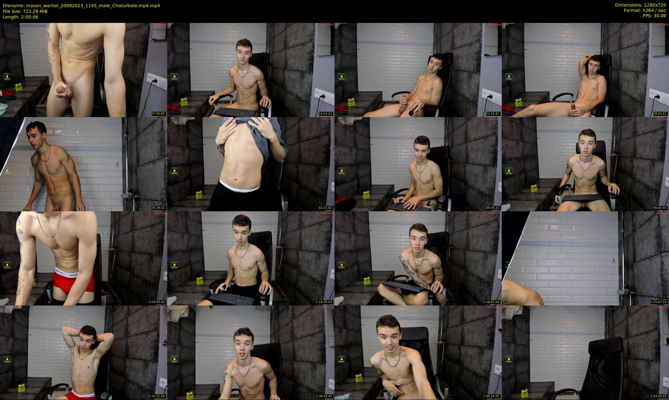 mason_warhol — 121 minute Chaturbate male cam show recording, 720p, Sep 20, 2023