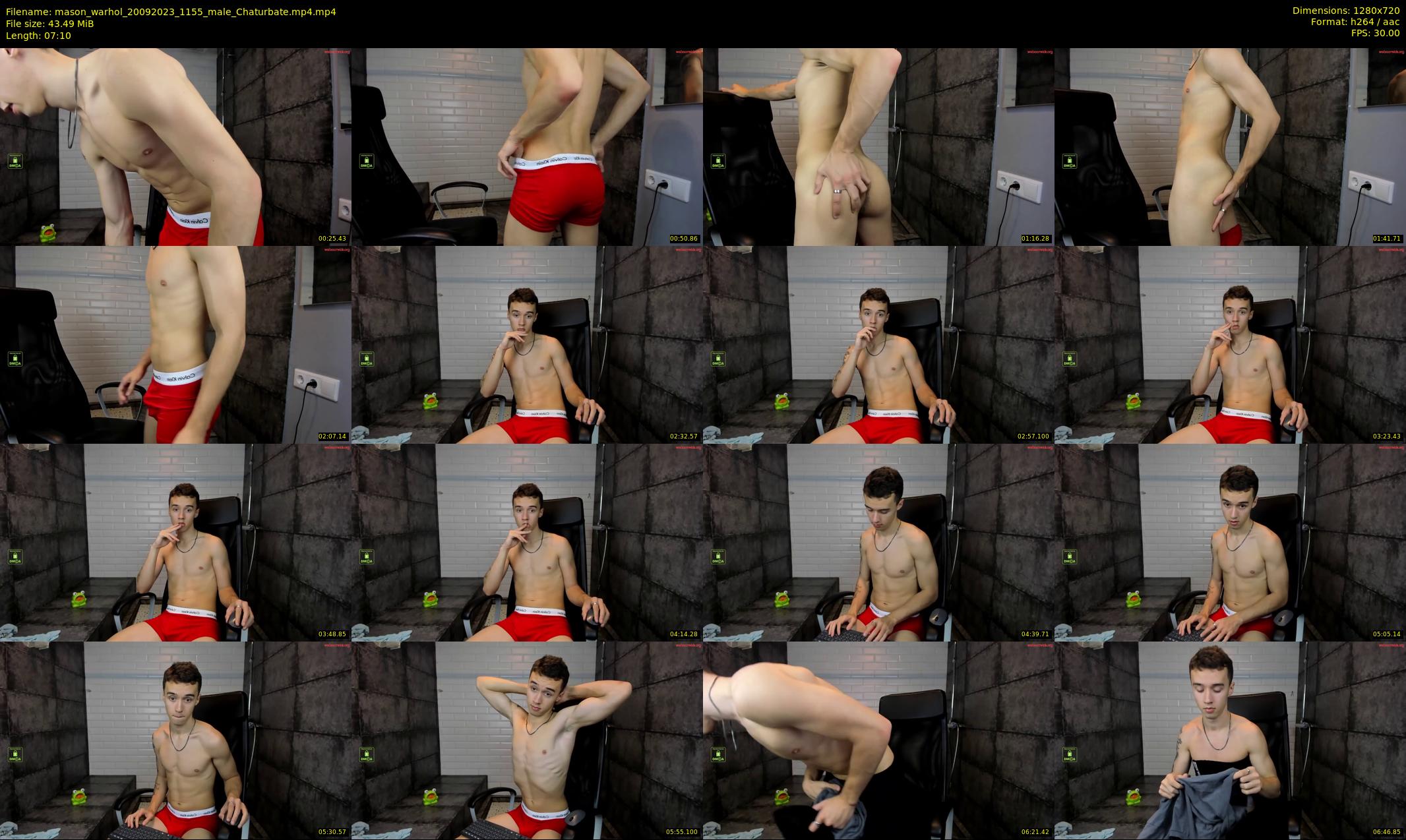 mason_warhol — 8 minute Chaturbate male cam show recording, 720p, Sep 20, 2023