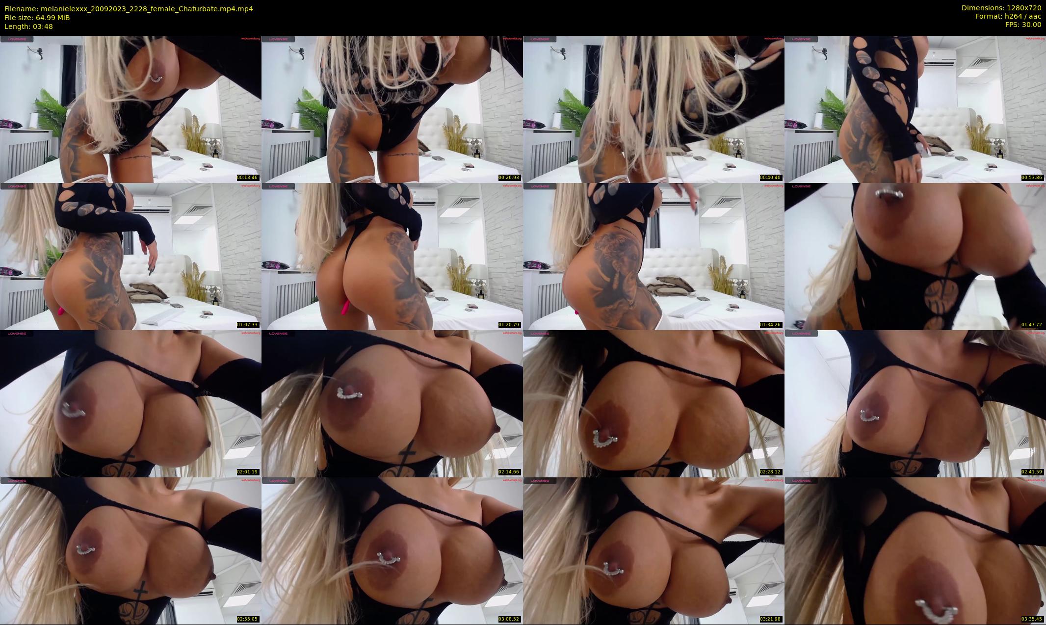 melanielexxx — 4 minute Chaturbate female cam show recording, 720p, Sep 20, 2023