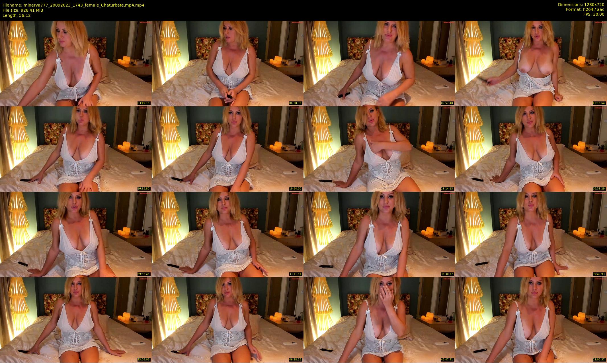 minerva777 — 57 minute Chaturbate female cam show recording, 720p, Sep 20, 2023