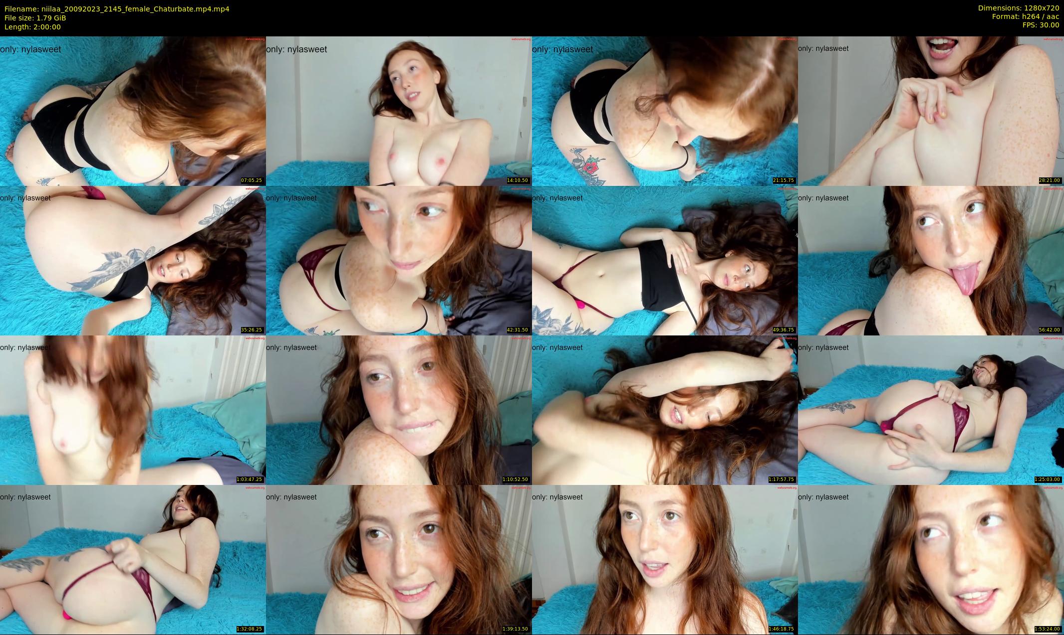 niilaa — 120 minute Chaturbate female cam show recording, 720p, Sep 20, 2023