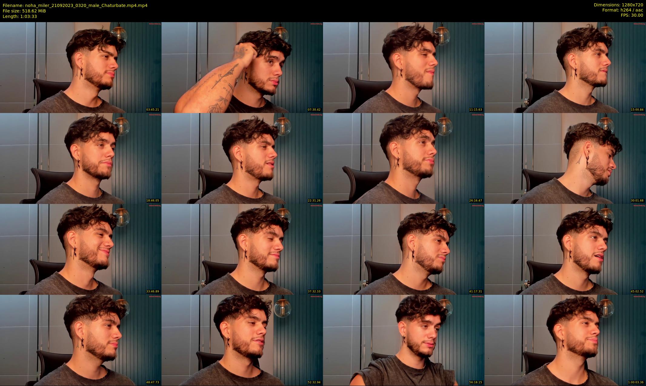 noha_miler — 64 minute Chaturbate male cam show recording, 720p, Sep 21, 2023