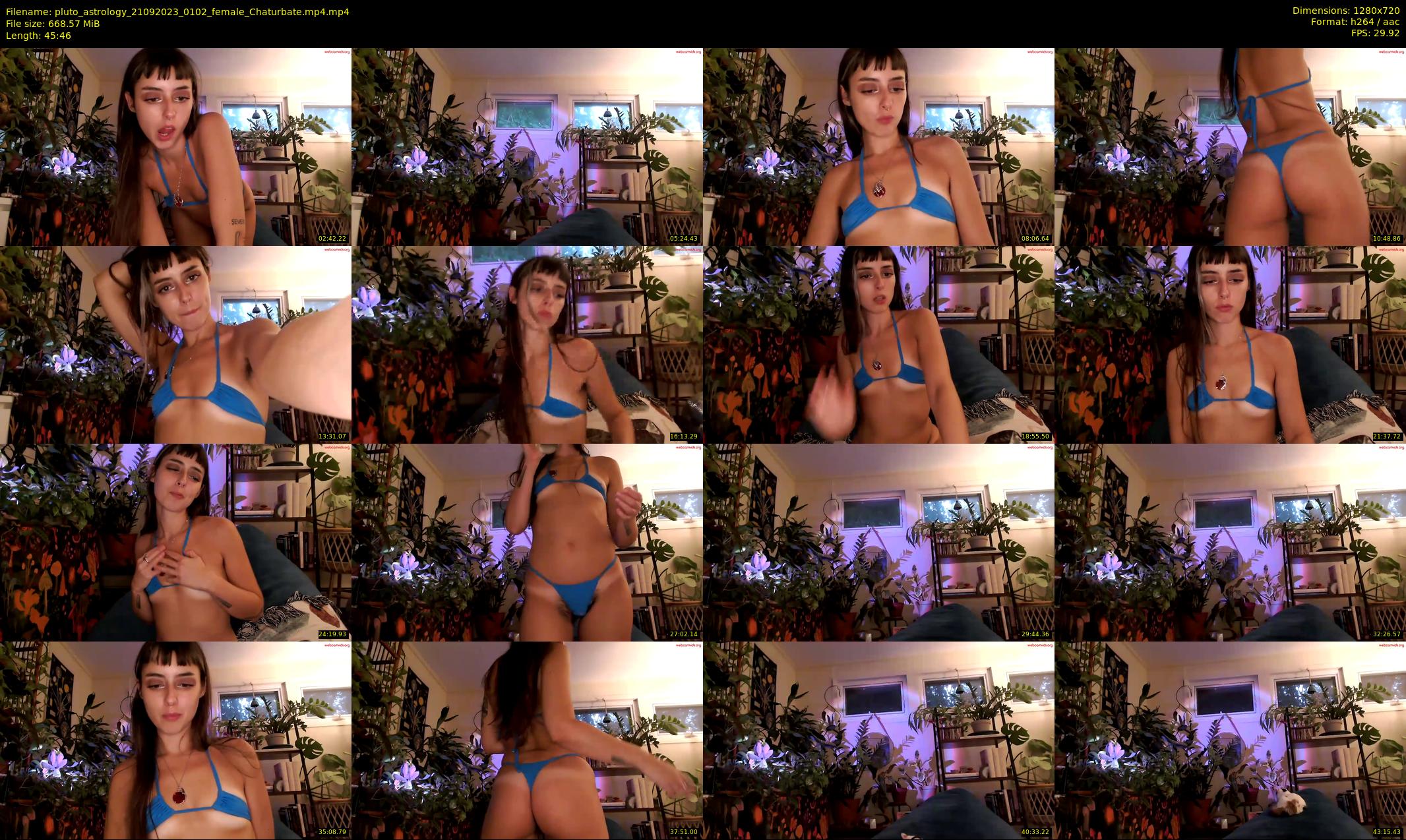 pluto_astrology — 46 minute Chaturbate female cam show recording, 720p, Sep 21, 2023
