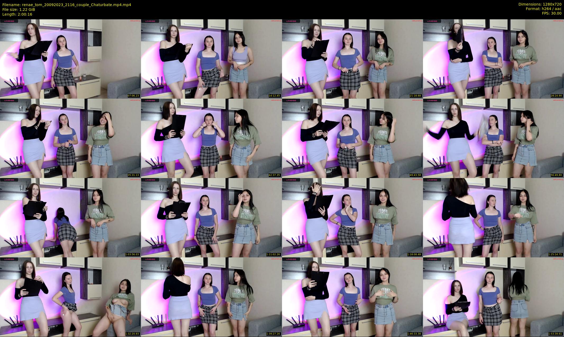 renae_tom — 121 minute Chaturbate couple cam show recording, 720p, Sep 20, 2023