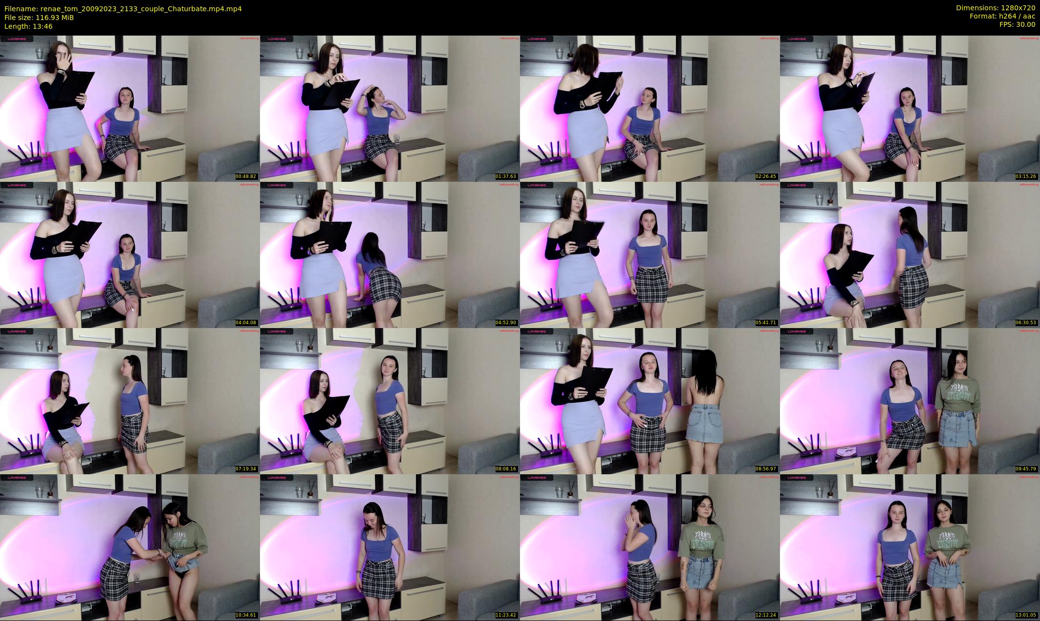 renae_tom — 14 minute Chaturbate couple cam show recording, 720p, Sep 20, 2023