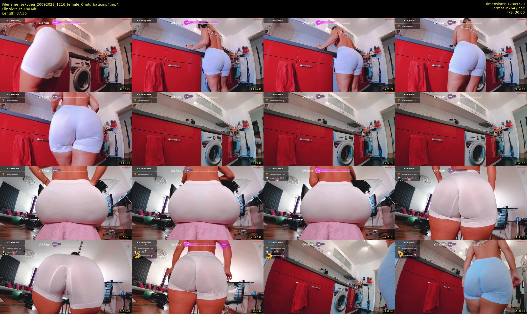 sexydea — 38 minute Chaturbate female cam show recording, 720p, Sep 20, 2023