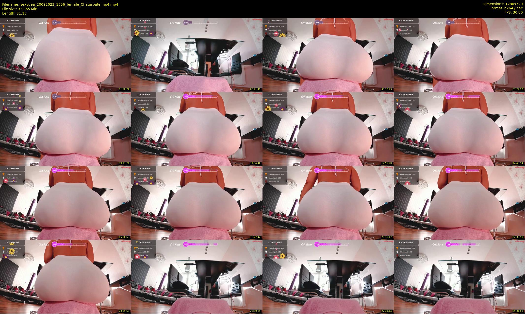 sexydea — 32 minute Chaturbate female cam show recording, 720p, Sep 20, 2023