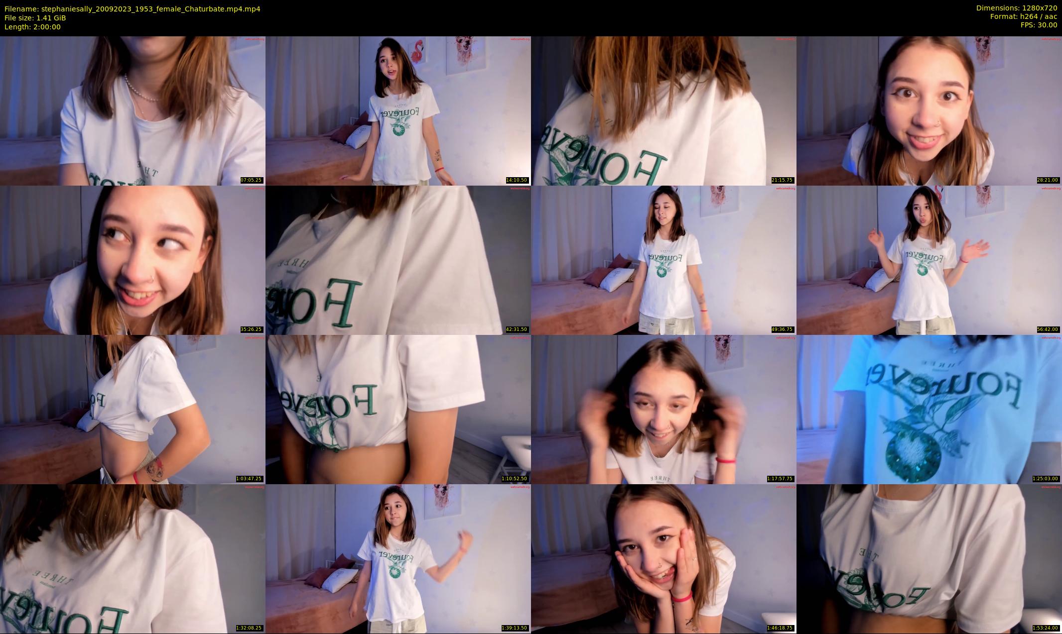 stephaniesally — 120 minute Chaturbate female cam show recording, 720p, Sep 20, 2023