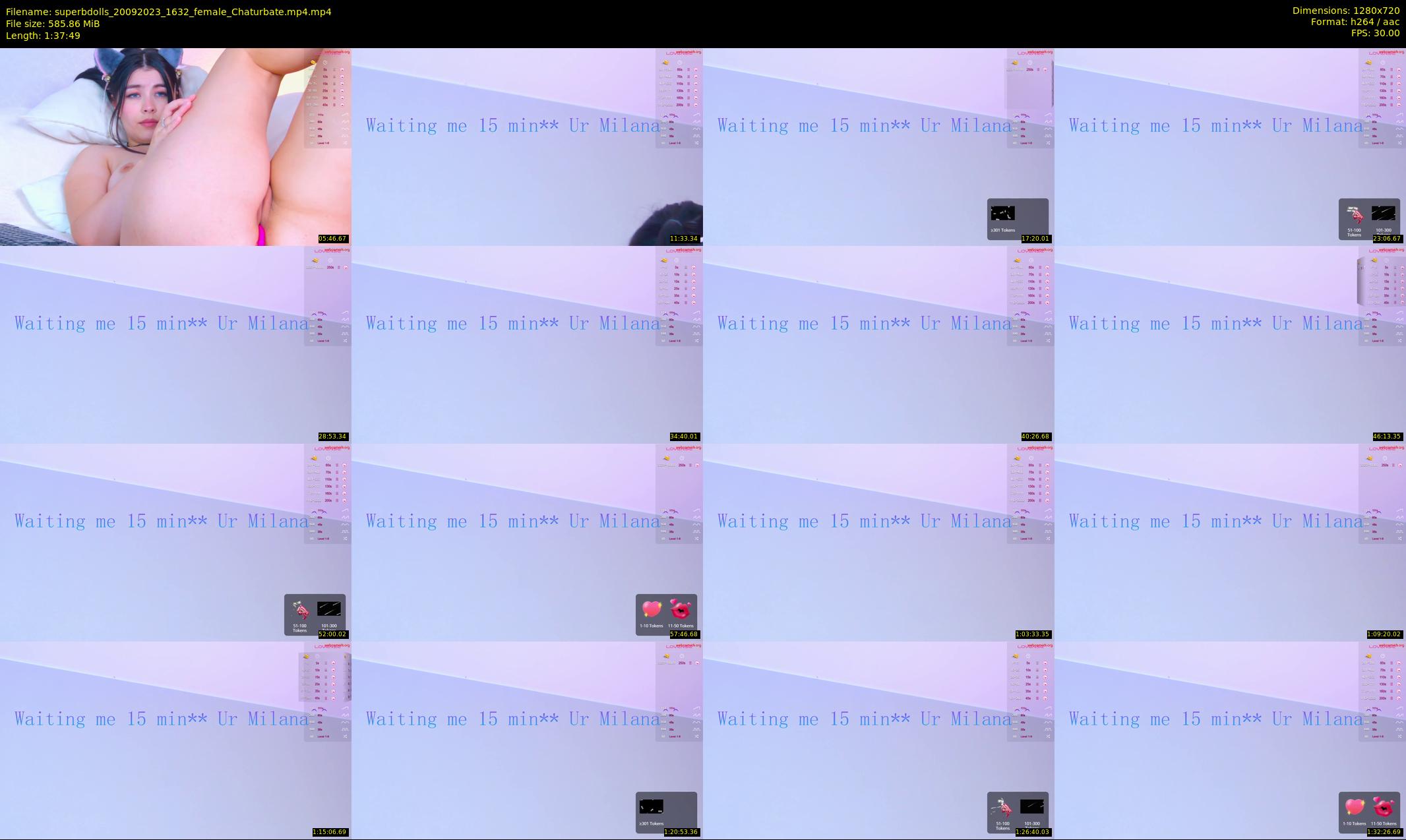 superbdolls — 98 minute Chaturbate couple cam show recording, 720p, Sep 20, 2023