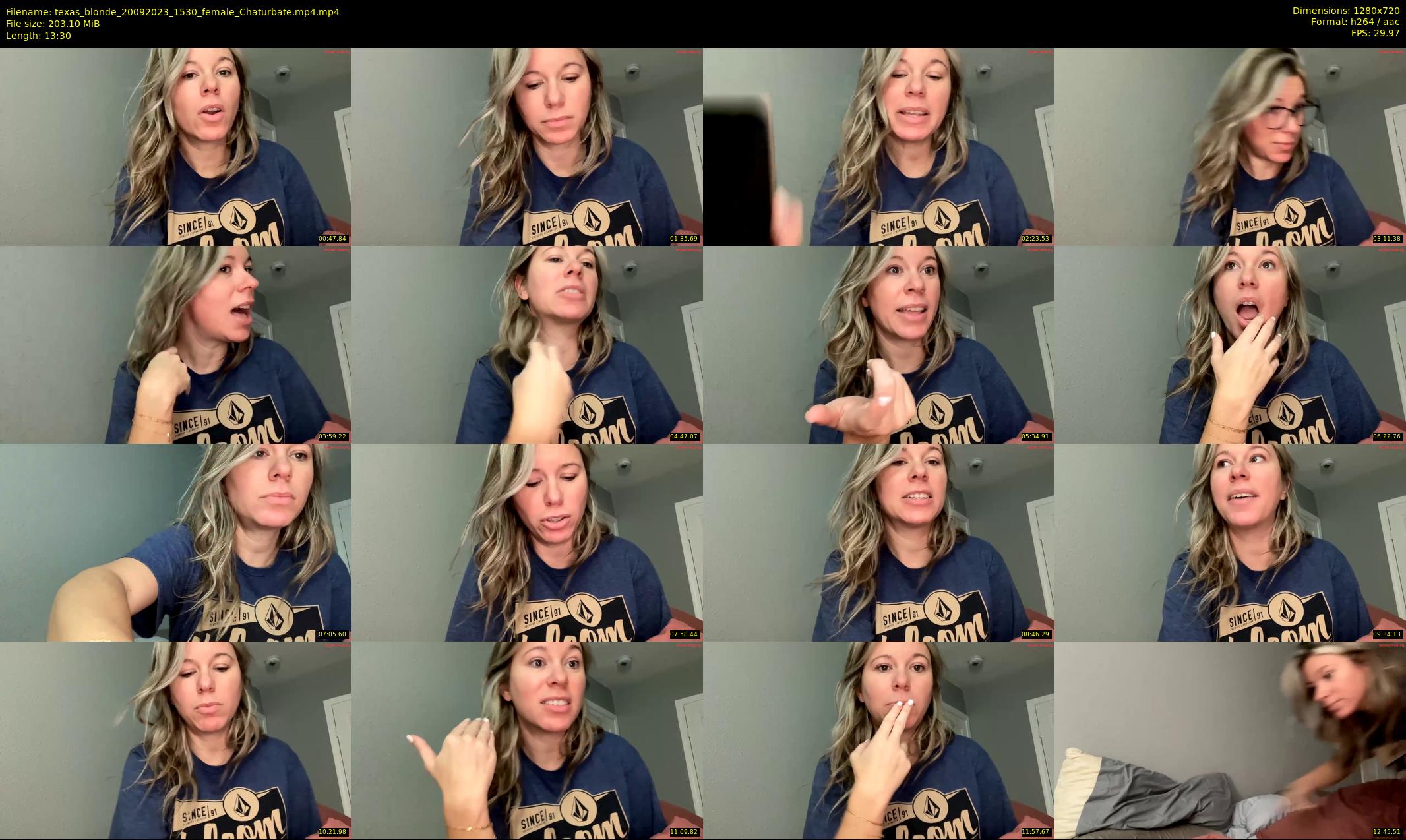 texas_blonde — 14 minute Chaturbate female cam show recording, 720p, Sep 20, 2023