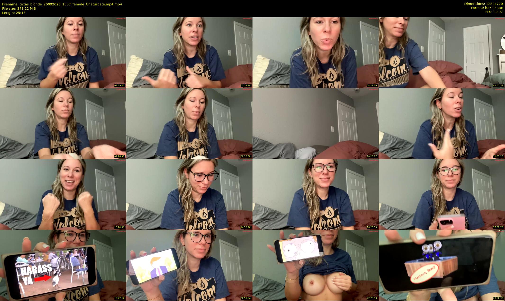 texas_blonde — 26 minute Chaturbate female cam show recording, 720p, Sep 20, 2023