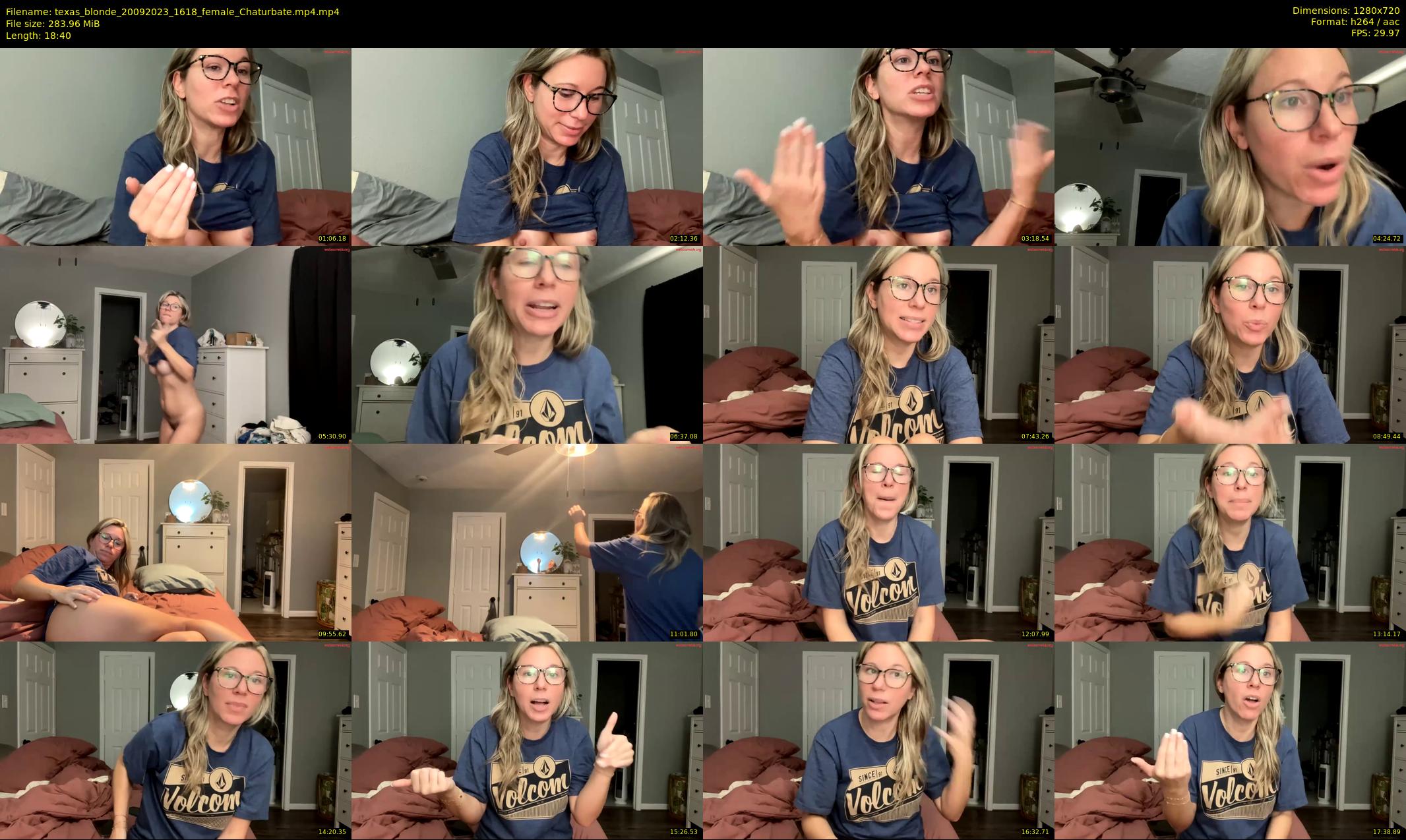 texas_blonde — 19 minute Chaturbate female cam show recording, 720p, Sep 20, 2023