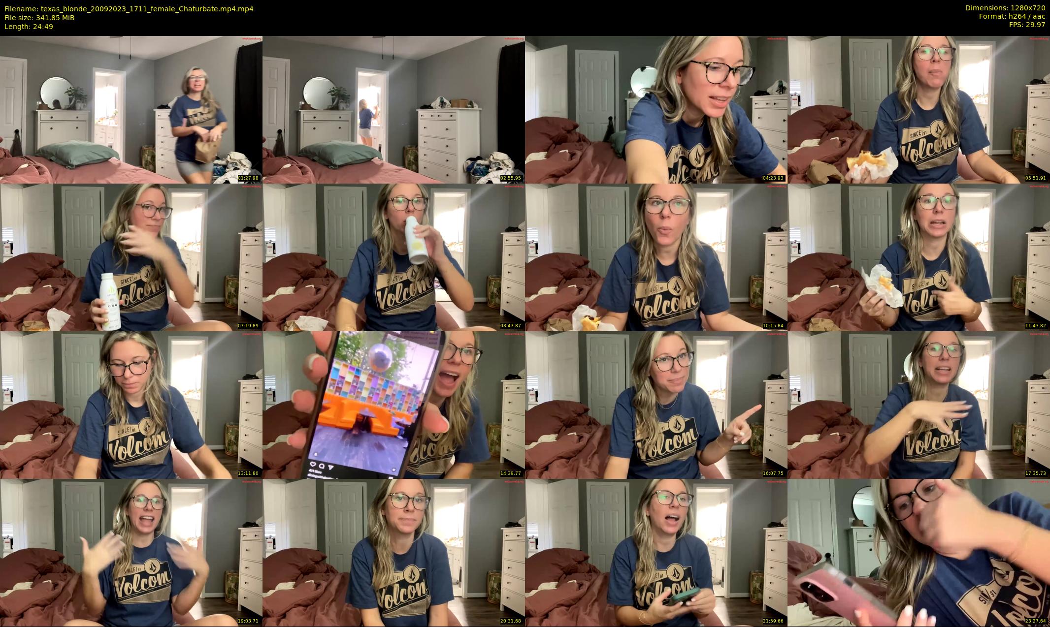 texas_blonde — 25 minute Chaturbate female cam show recording, 720p, Sep 20, 2023
