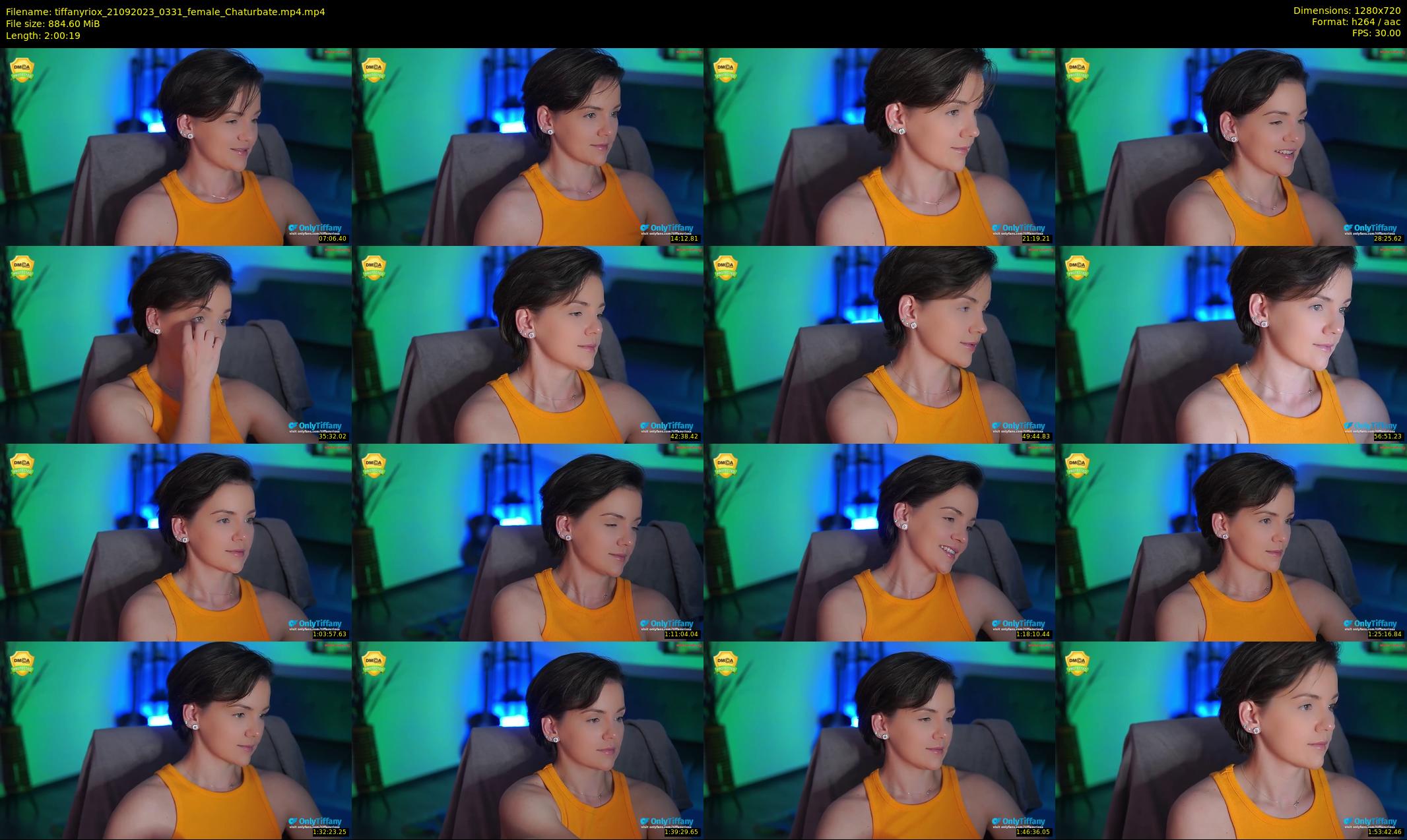 tiffanyriox — 121 minute Chaturbate female cam show recording, 720p, Sep 21, 2023