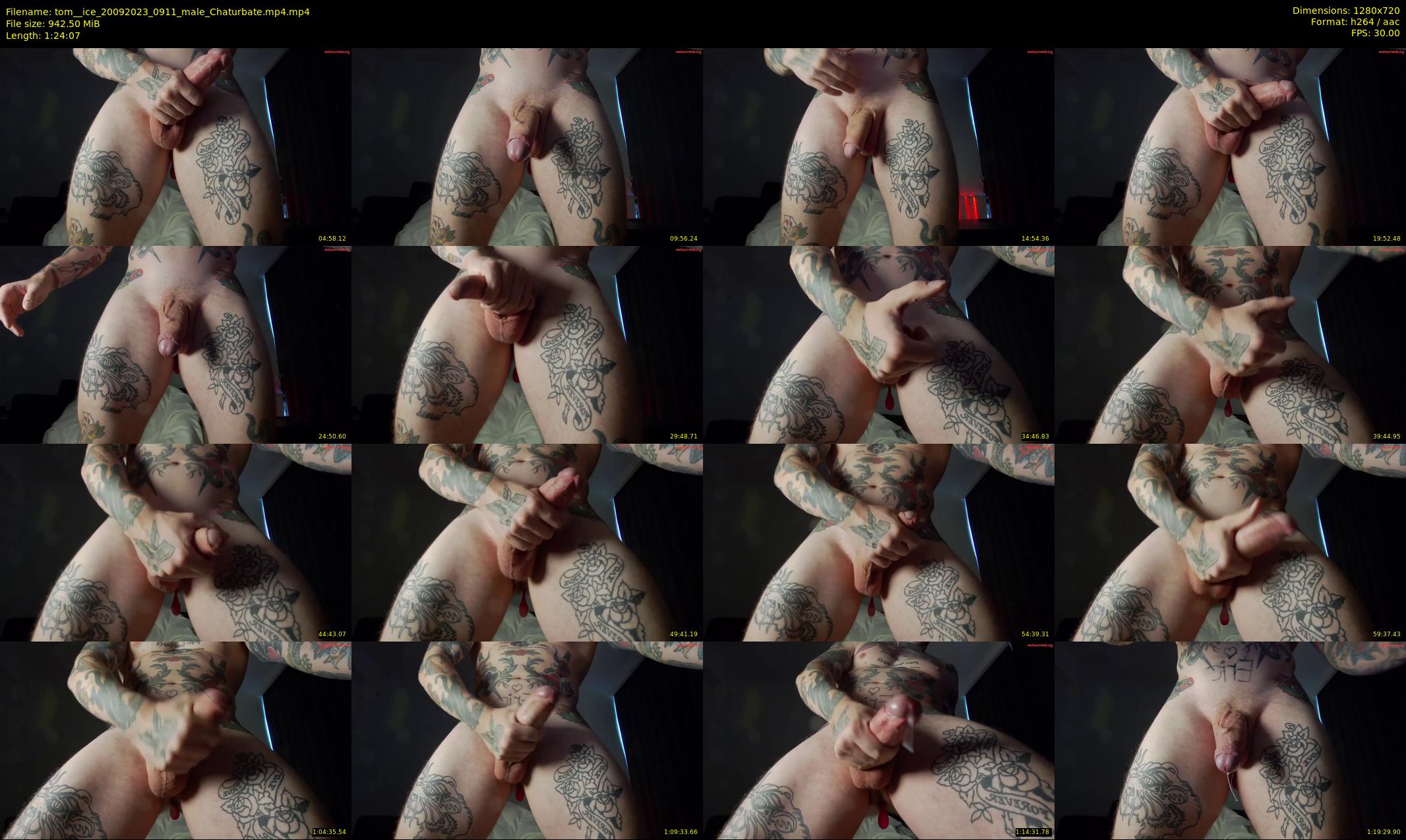 tom__ice — 85 minute Chaturbate male cam show recording, 720p, Sep 20, 2023