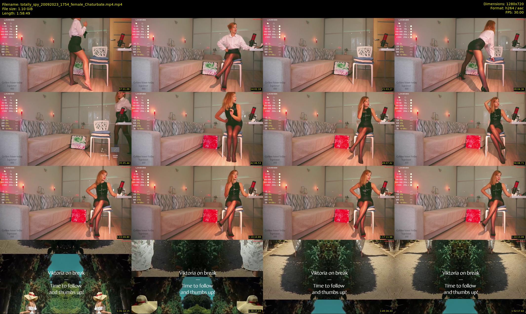totally_spy — 119 minute Chaturbate female cam show recording, 720p, Sep 20, 2023