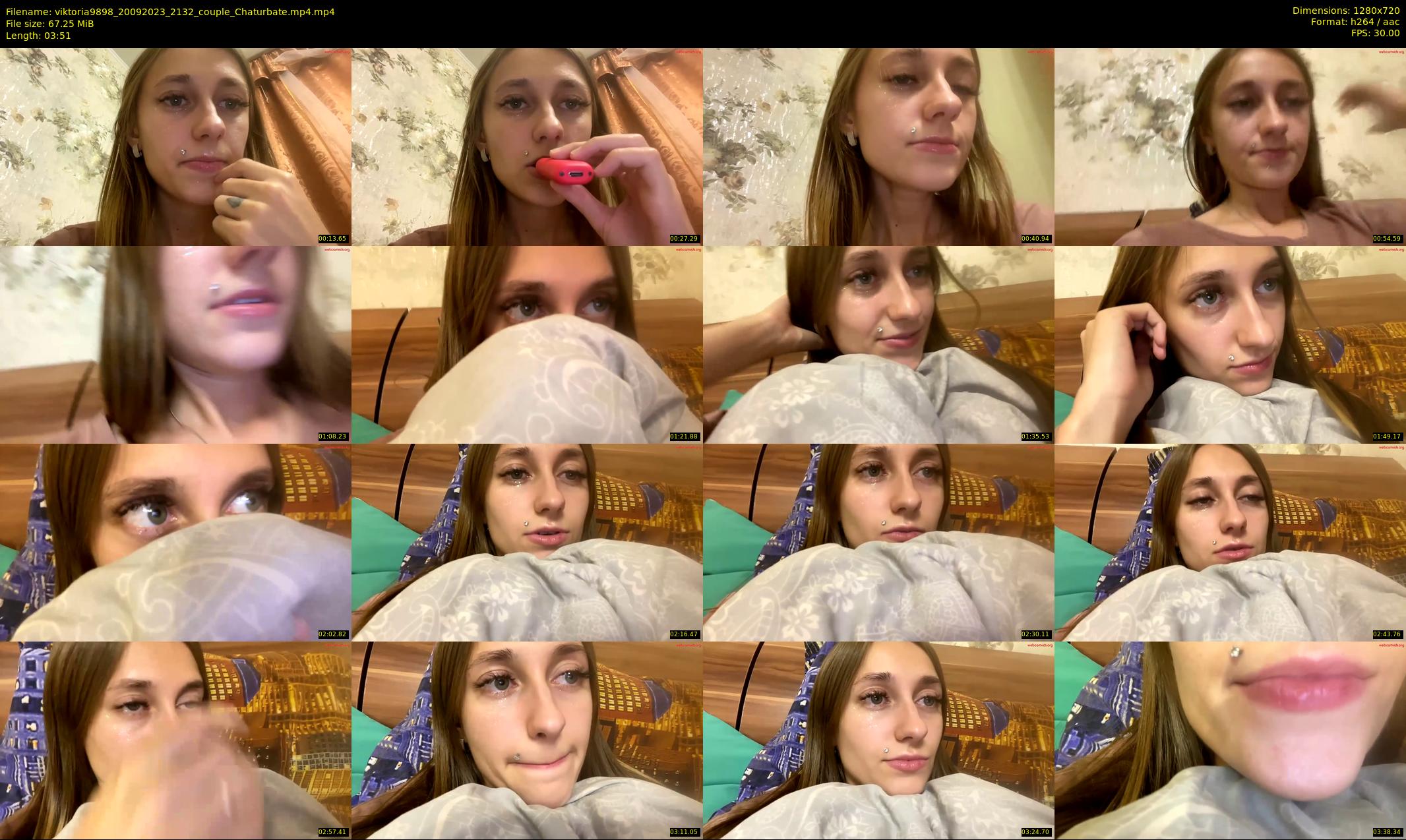 viktoria9898 — 4 minute Chaturbate couple cam show recording, 720p, Sep 20, 2023