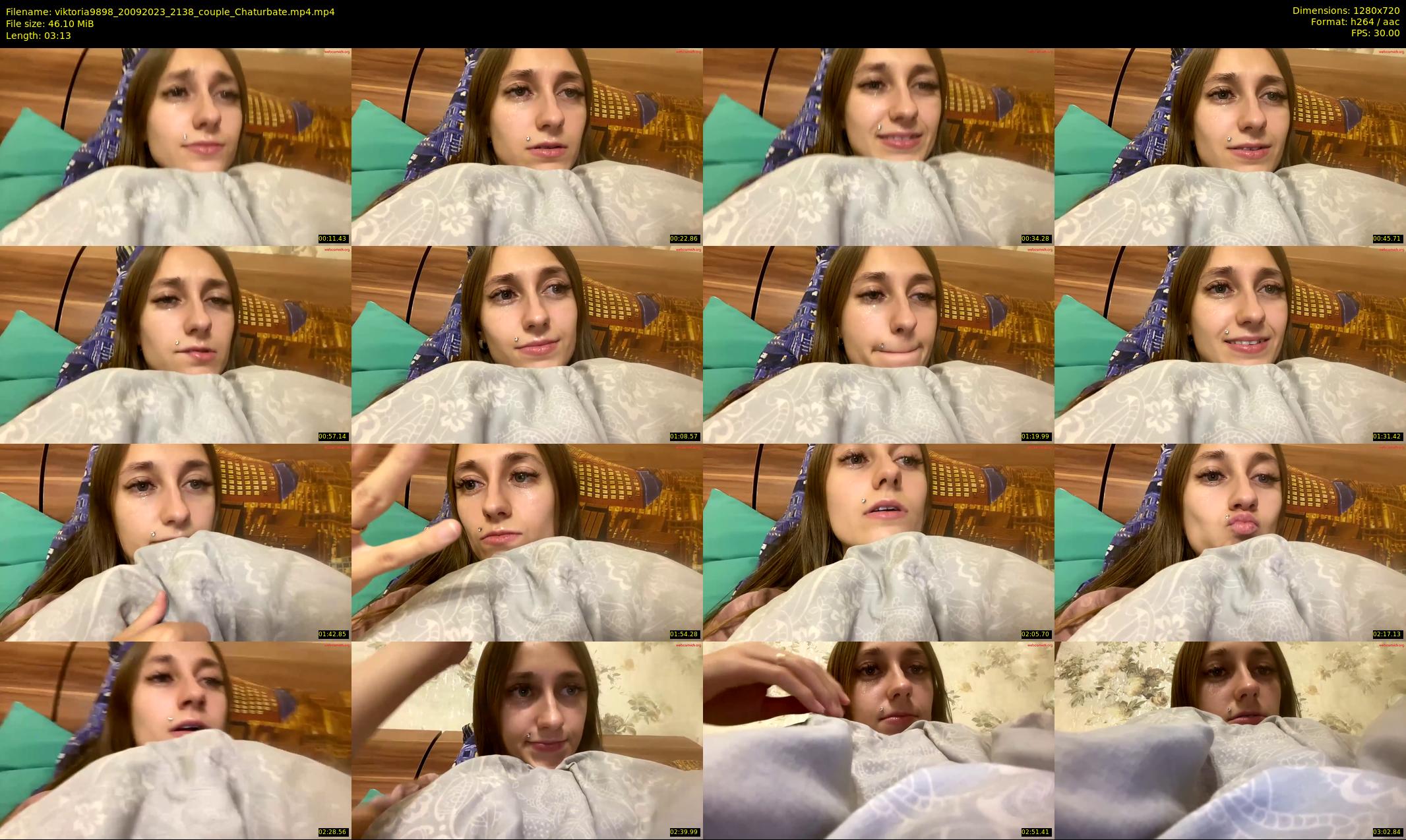 viktoria9898 — 4 minute Chaturbate couple cam show recording, 720p, Sep 20, 2023