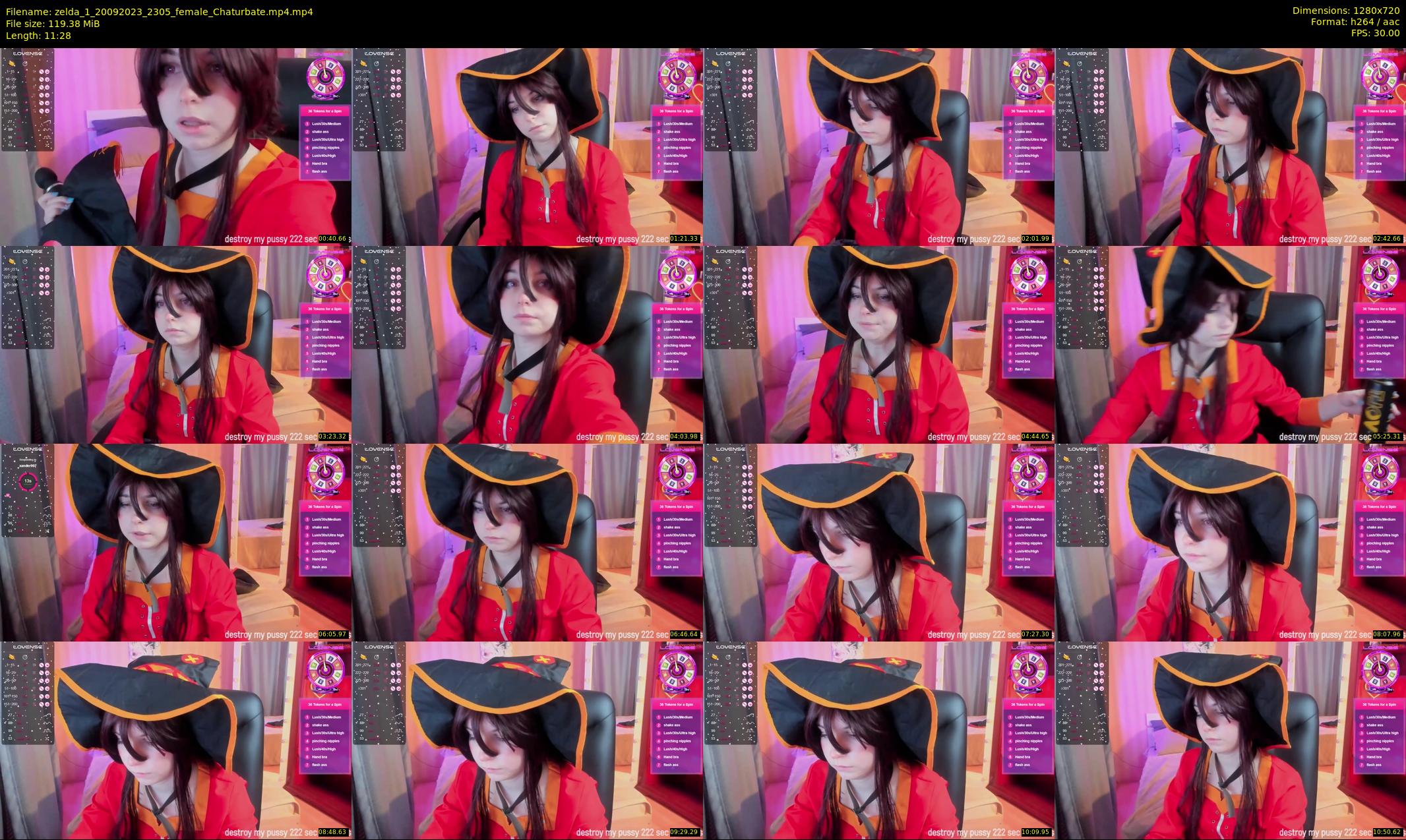 zelda_1 — 12 minute Chaturbate female cam show recording, 720p, Sep 20, 2023