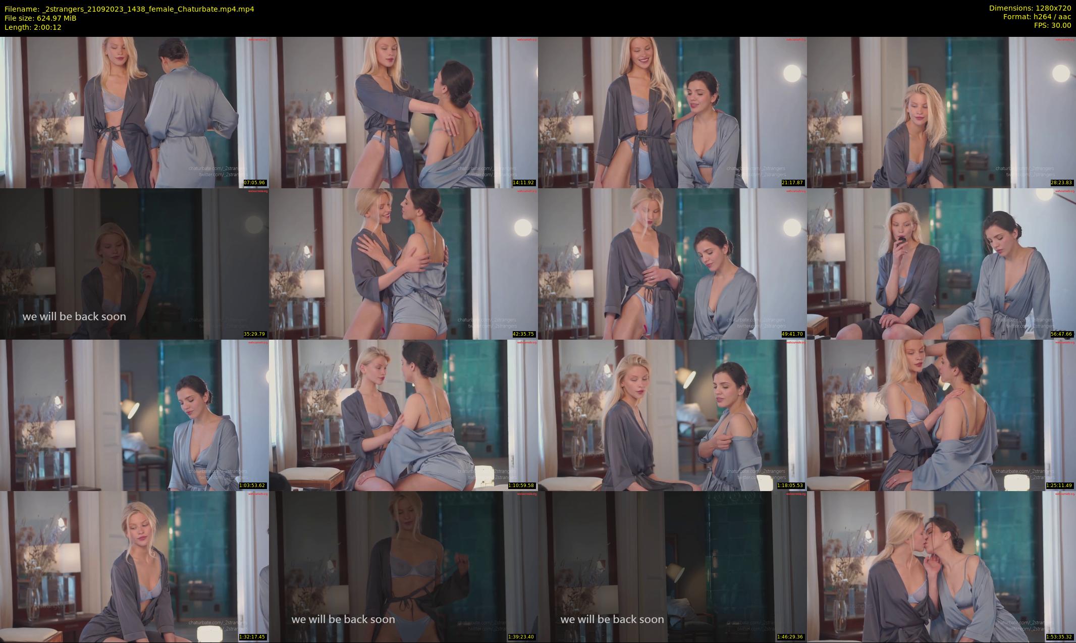 _2strangers — 121 minute Chaturbate couple cam show recording, 720p, Sep 21, 2023