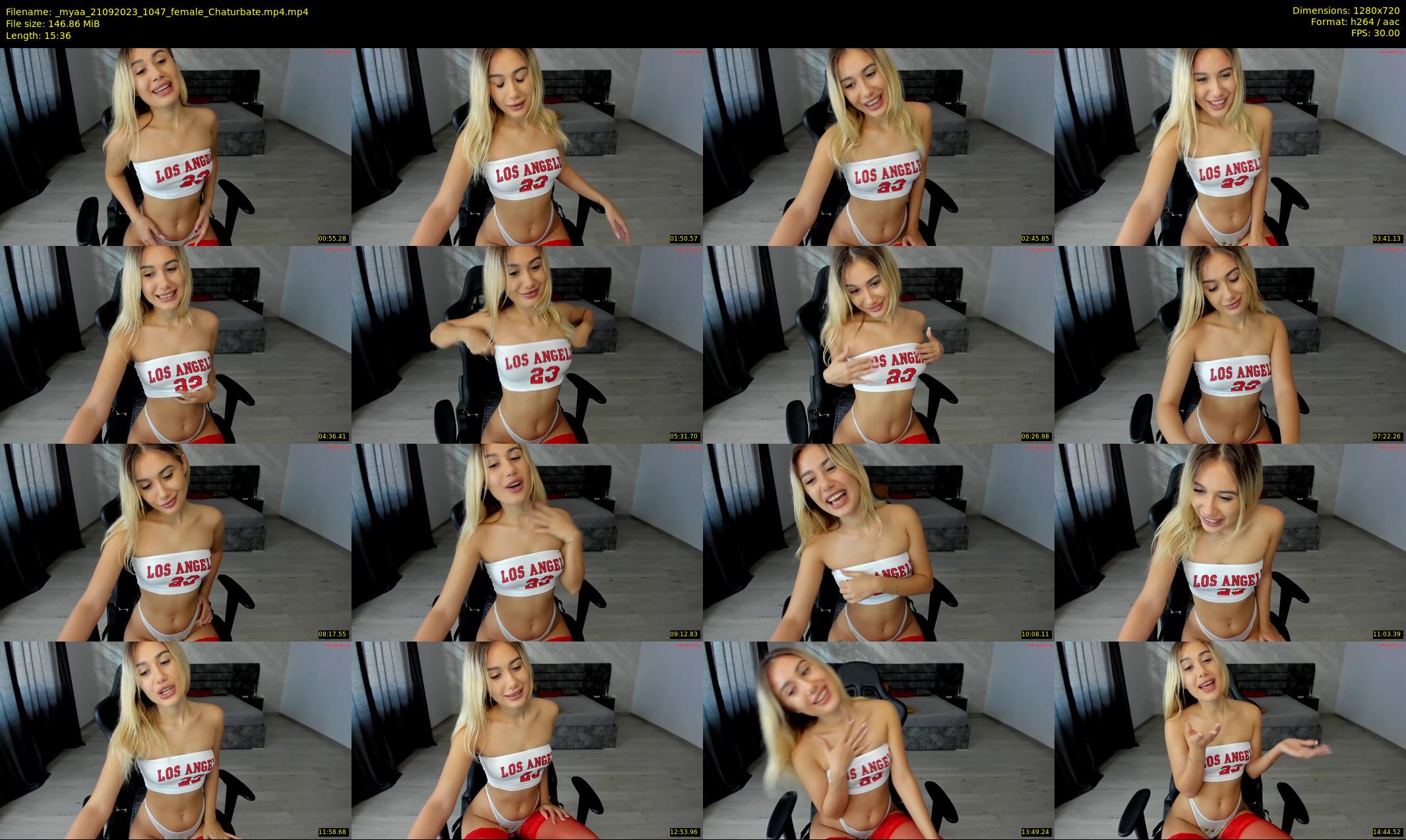 _myaa — 16 minute Chaturbate female cam show recording, 720p, Sep 21, 2023