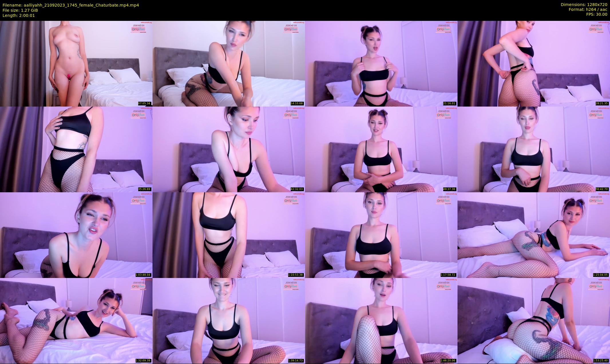 aalliyahh — 121 minute Chaturbate female cam show recording, 720p, Sep 21, 2023