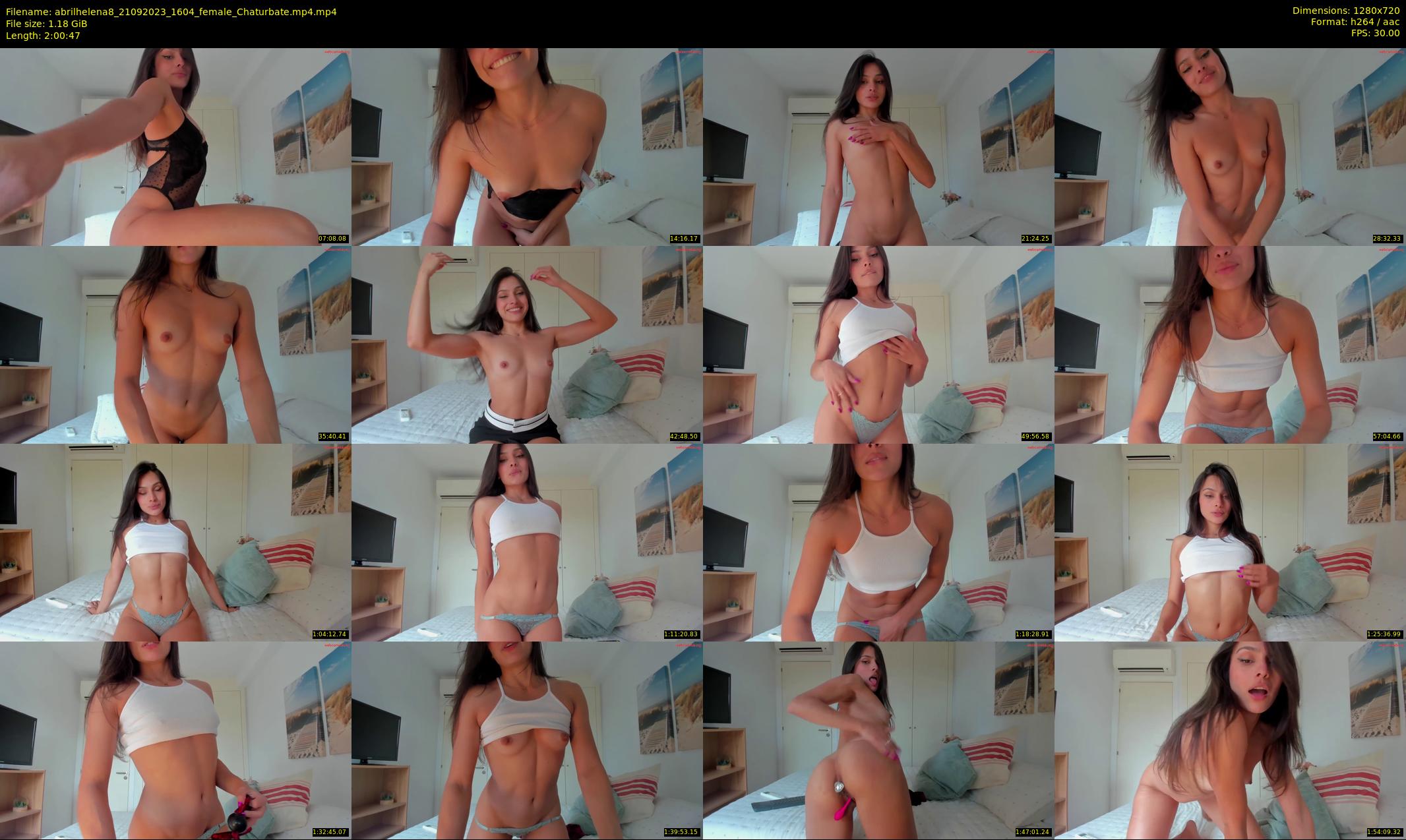 abrilhelena8 — 121 minute Chaturbate female cam show recording, 720p, Sep 21, 2023