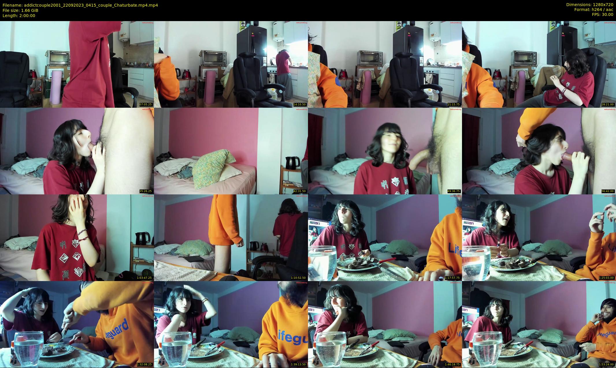 addictcouple2001 — 120 minute Chaturbate couple cam show recording, 720p, Sep 22, 2023