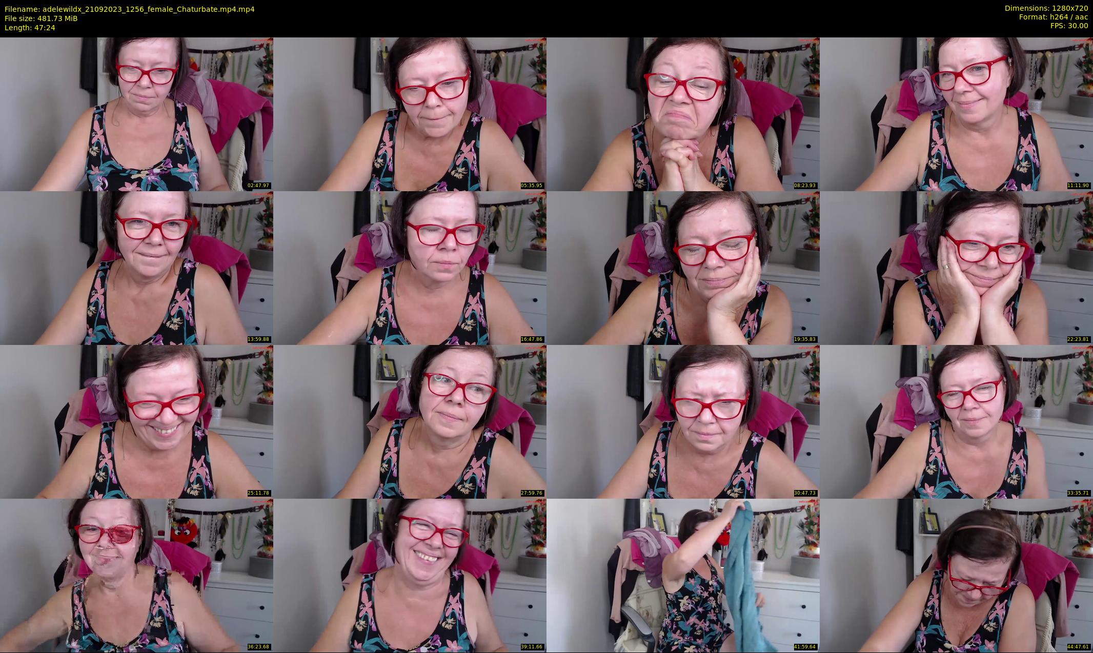 adelewildx — 48 minute Chaturbate female cam show recording, 720p, Sep 21, 2023