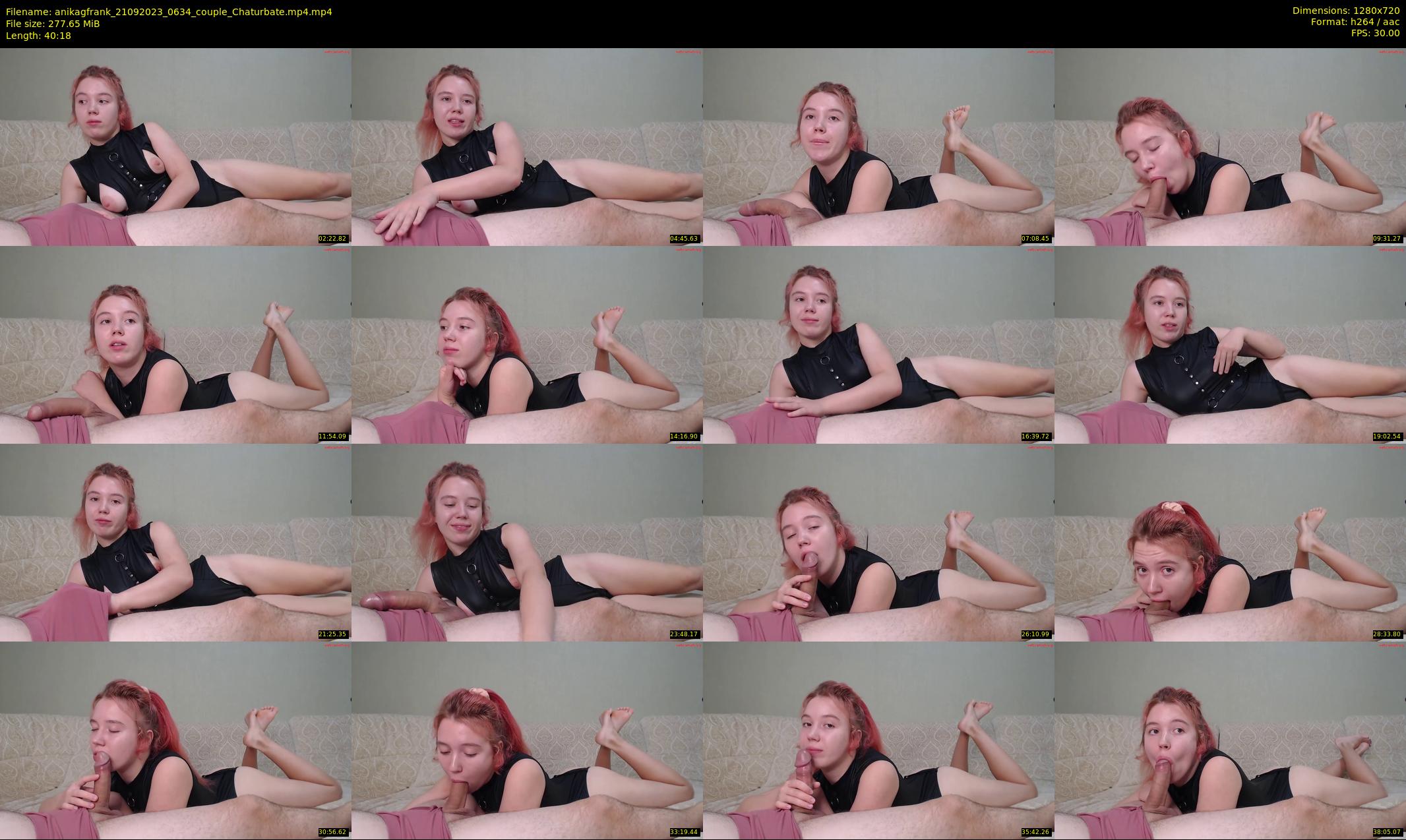 anikagfrank — 41 minute Chaturbate couple cam show recording, 720p, Sep 21, 2023