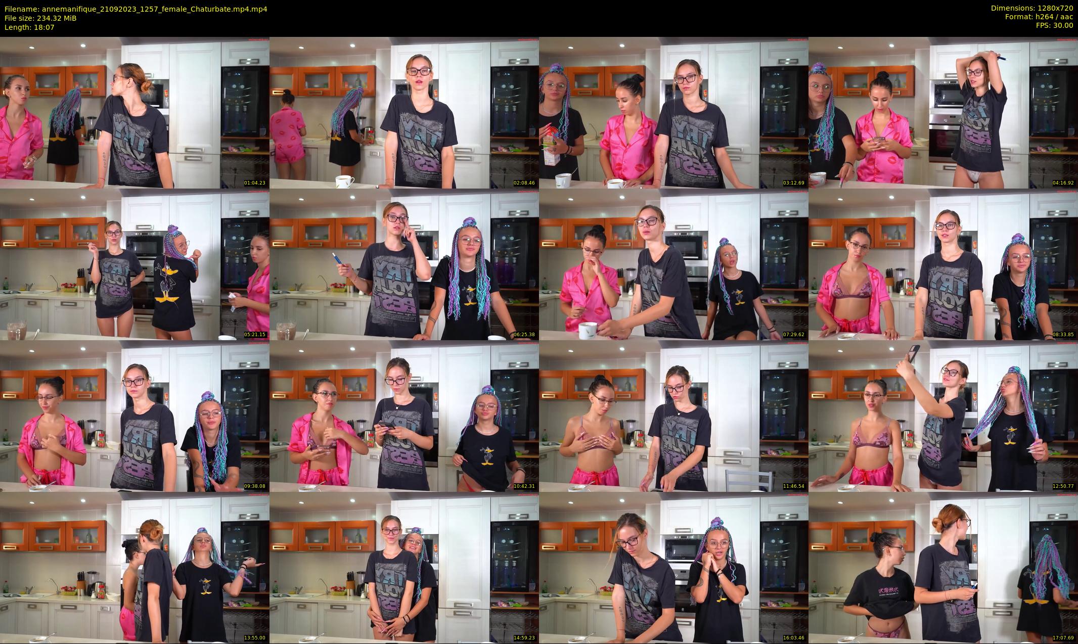annemanifique — 19 minute Chaturbate female cam show recording, 720p, Sep 21, 2023