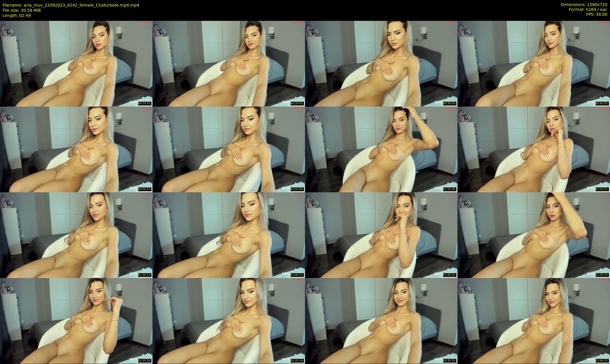 aria_muv — 3 minute Chaturbate female cam show recording, 720p, Sep 22, 2023