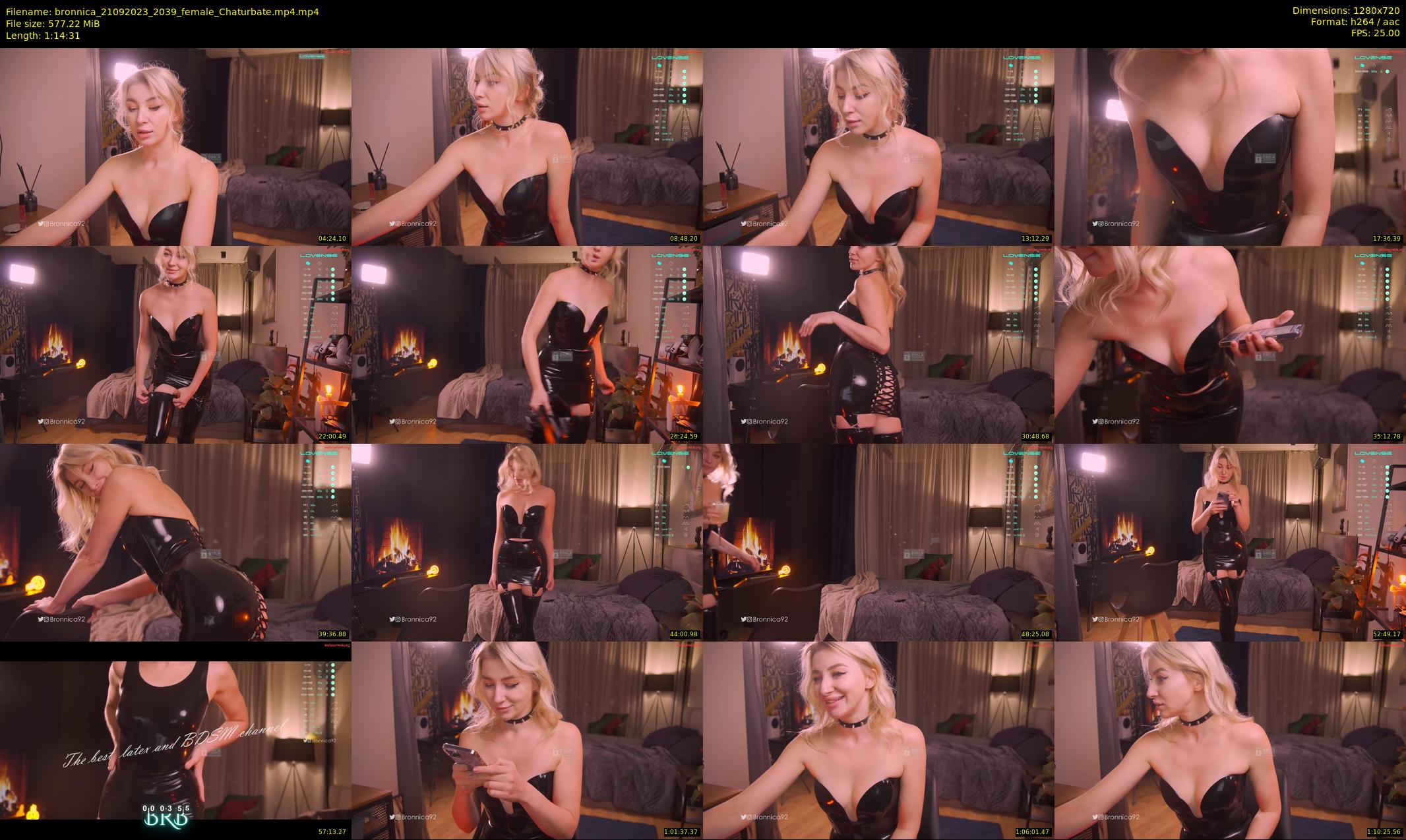 bronnica — 75 minute Chaturbate female cam show recording, 720p, Sep 21, 2023