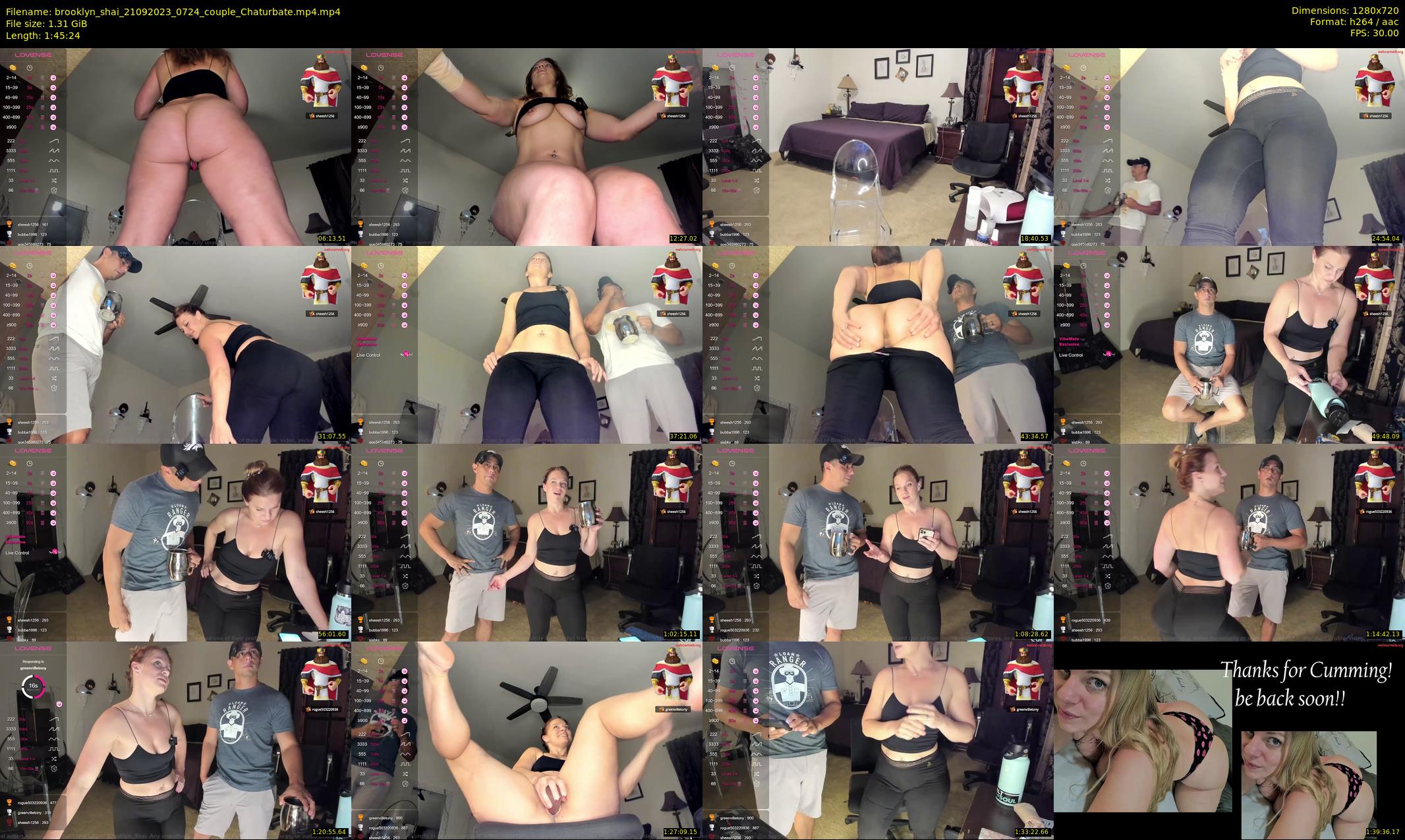 brooklyn_shai — 106 minute Chaturbate couple cam show recording, 720p, Sep 21, 2023
