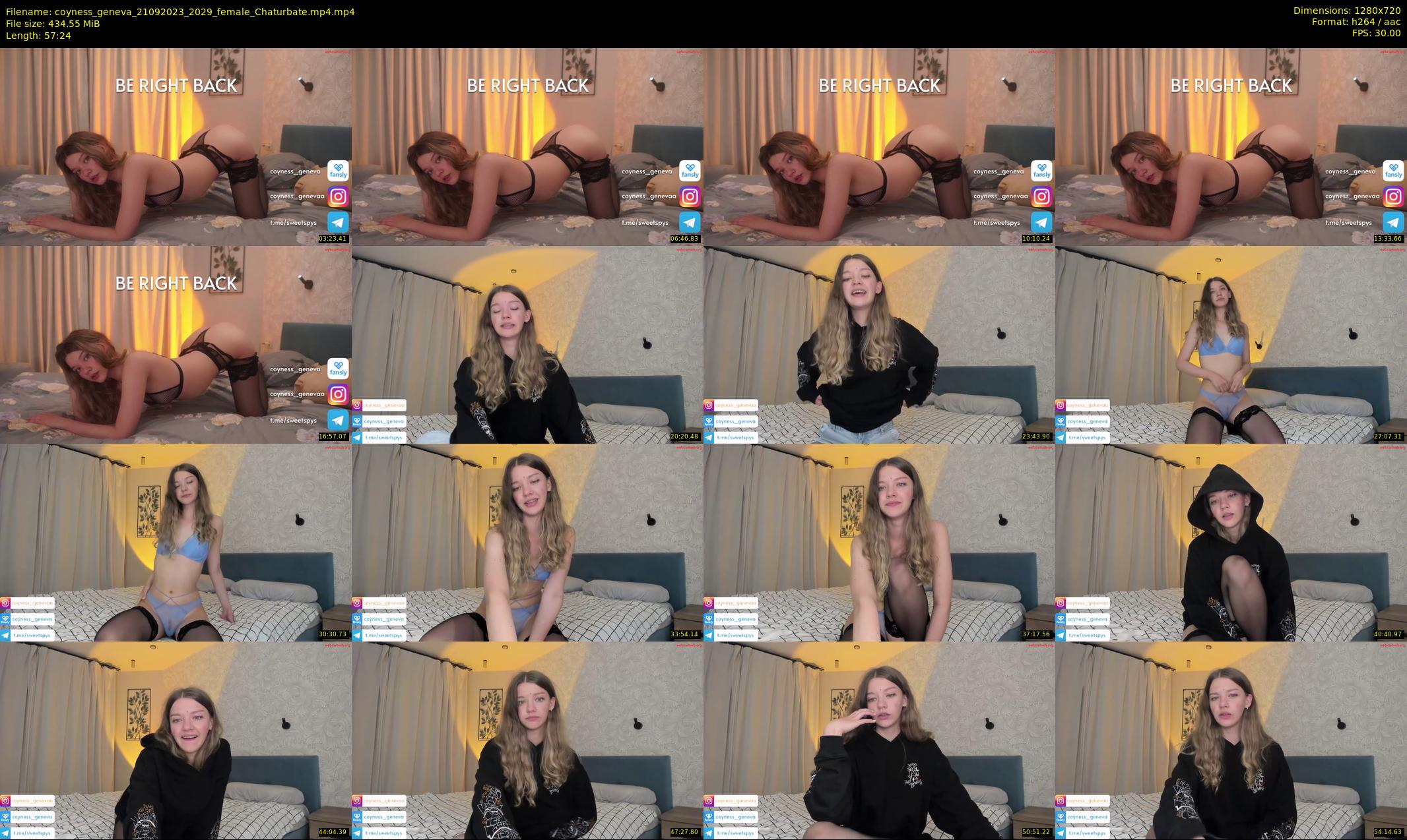 coyness_geneva — 58 minute Chaturbate female cam show recording, 720p, Sep 21, 2023