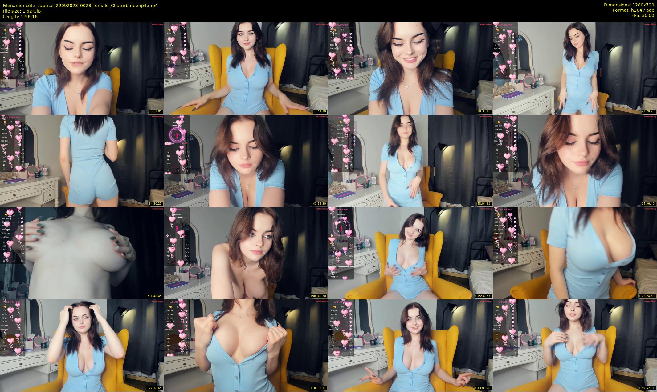 cute_caprice — 117 minute Chaturbate female cam show recording, 720p, Sep 22, 2023