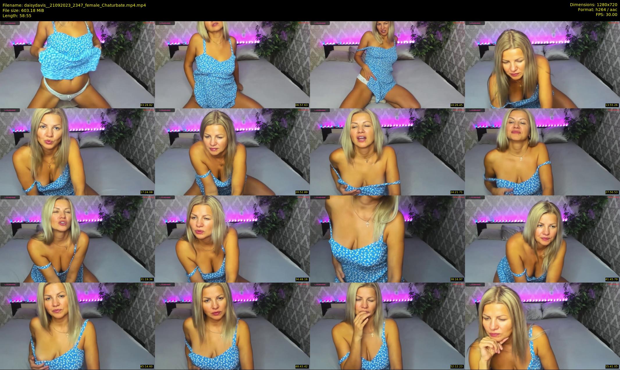 daisydavis_ — 59 minute Chaturbate female cam show recording, 720p, Sep 21, 2023