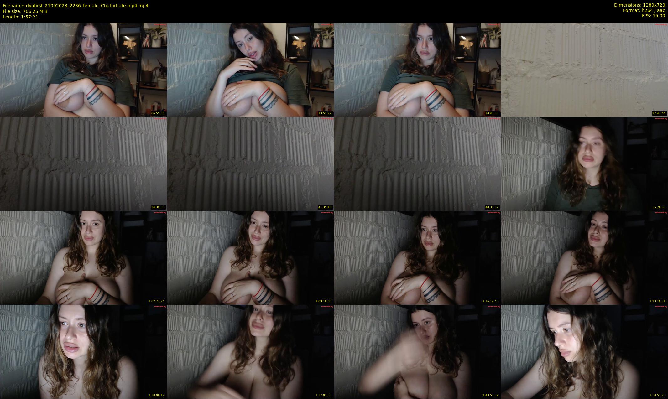 dyafirst — 118 minute Chaturbate female cam show recording, 720p, Sep 21, 2023