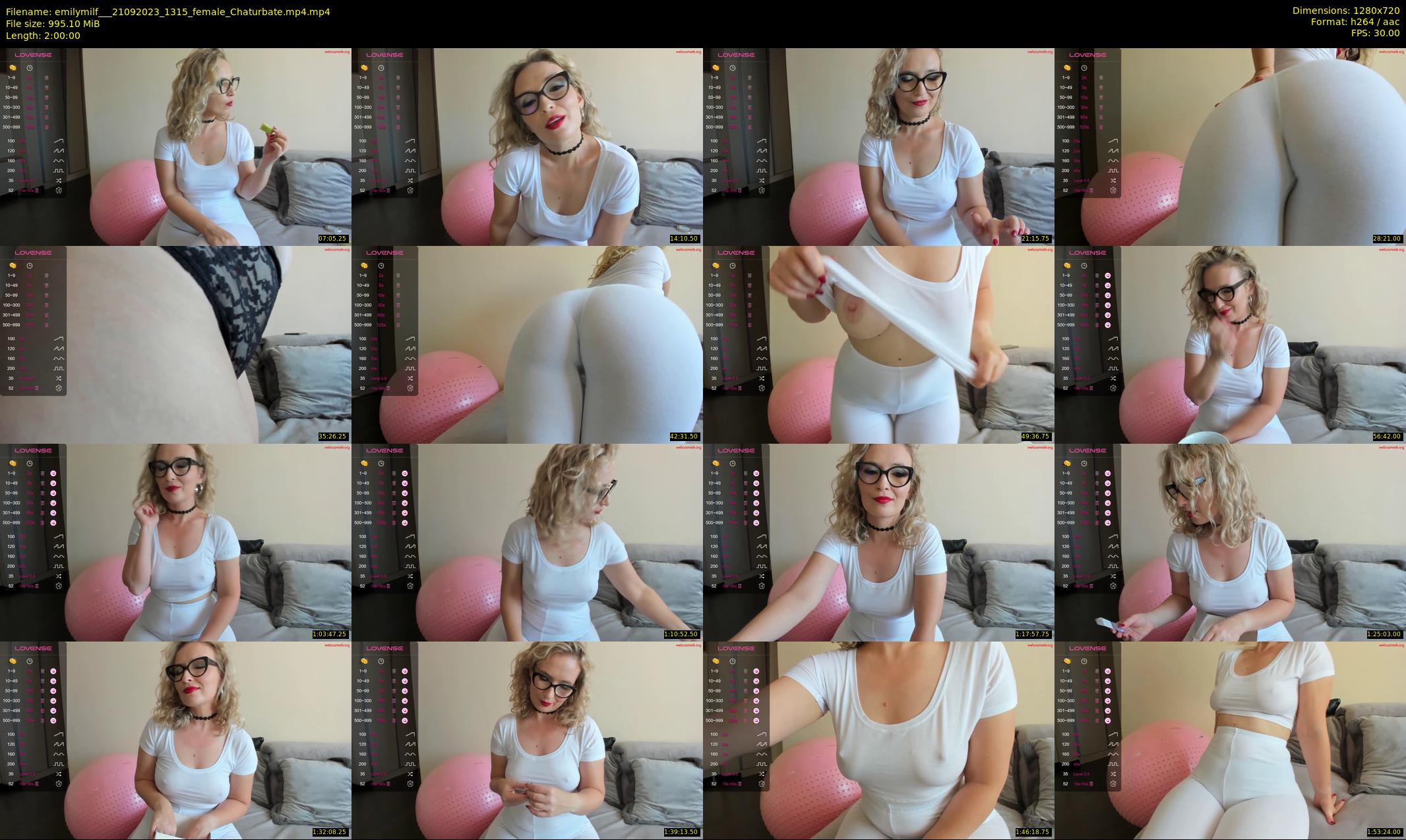 emilymilf__ — 120 minute Chaturbate female cam show recording, 720p, Sep 21, 2023