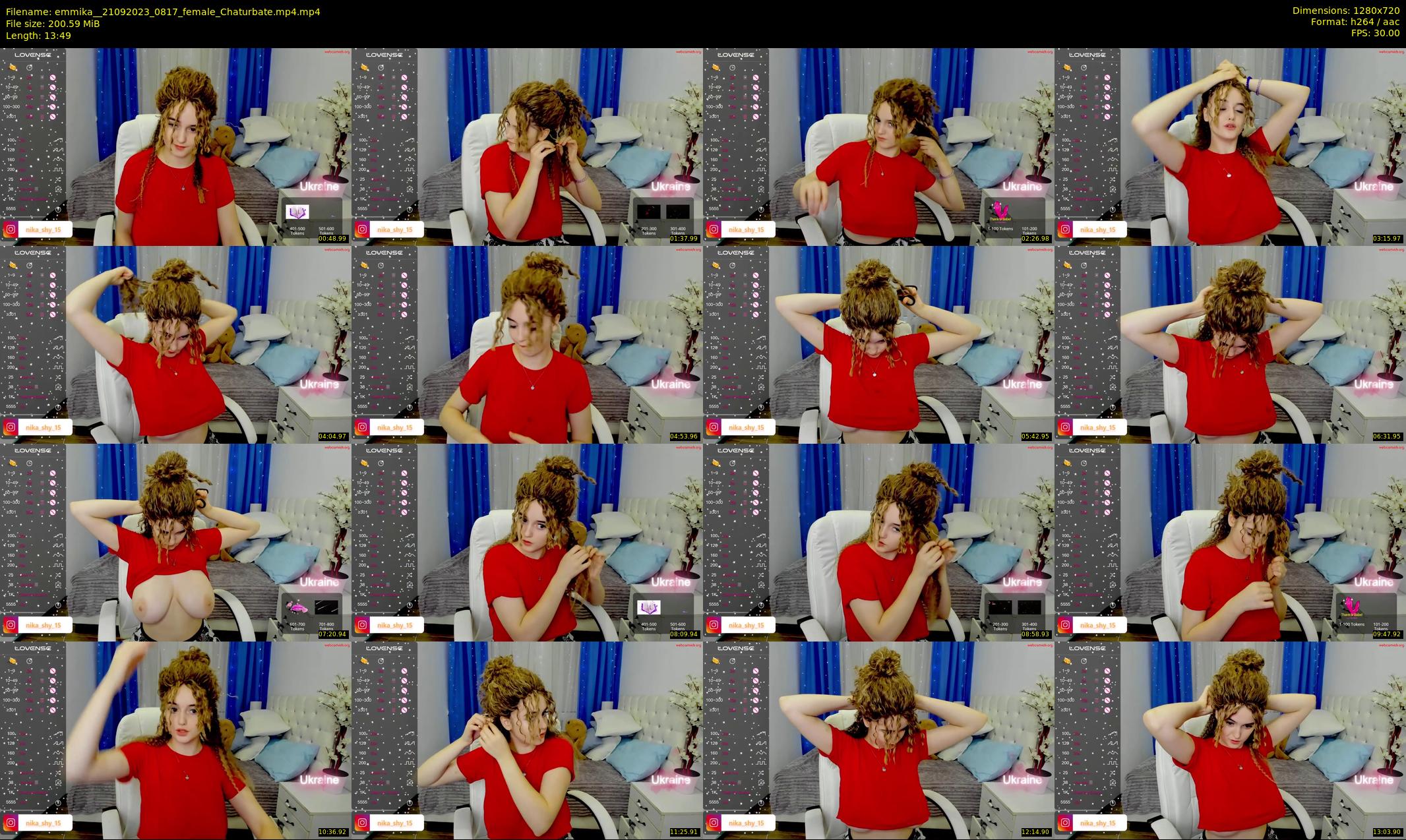 emmika_ — 14 minute Chaturbate female cam show recording, 720p, Sep 21, 2023