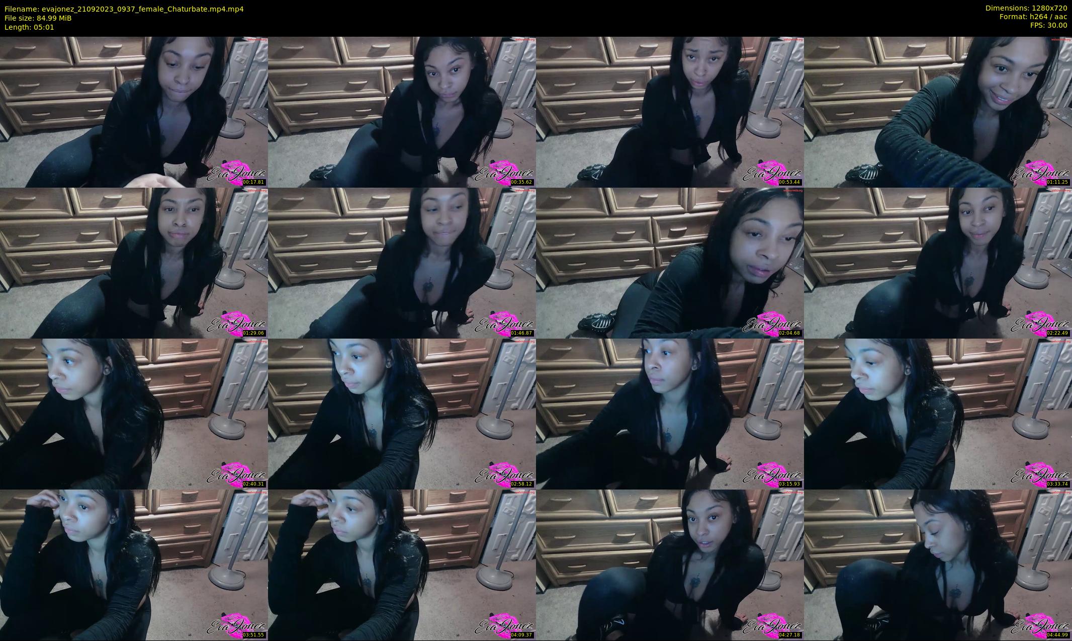 evajonez — 6 minute Chaturbate female cam show recording, 720p, Sep 21, 2023