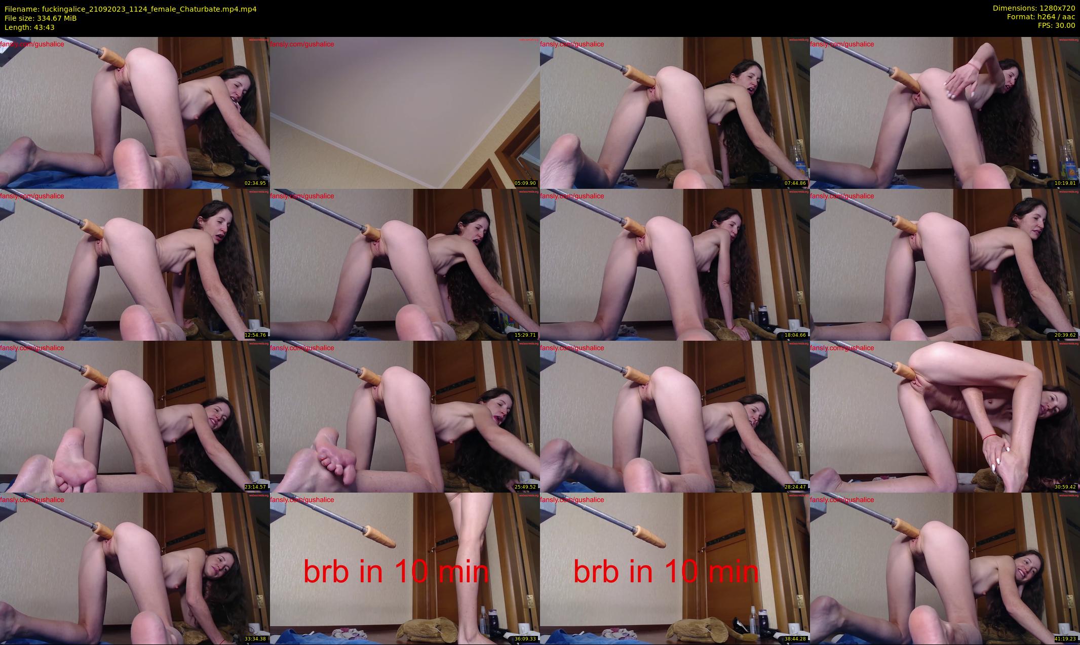fuckingalice — 44 minute Chaturbate female cam show recording, 720p, Sep 21, 2023