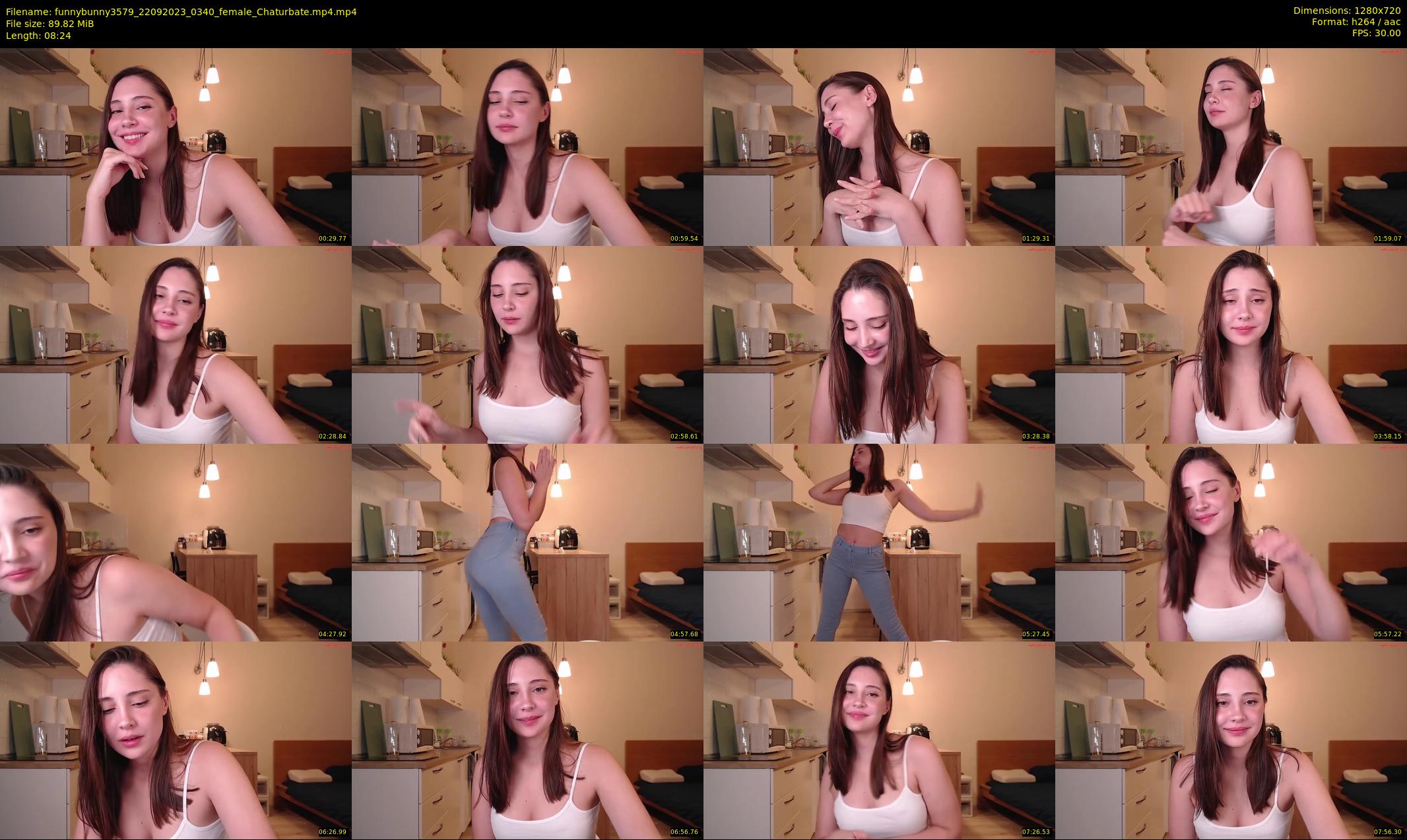 funnybunny3579 — 9 minute Chaturbate female cam show recording, 720p, Sep 22, 2023