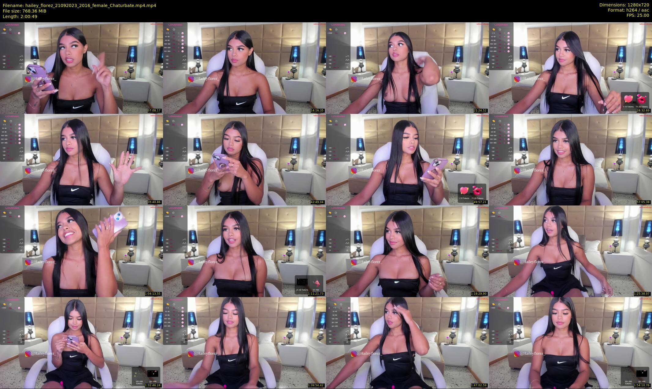 hailey_florez — 121 minute Chaturbate female cam show recording, 720p, Sep 21, 2023