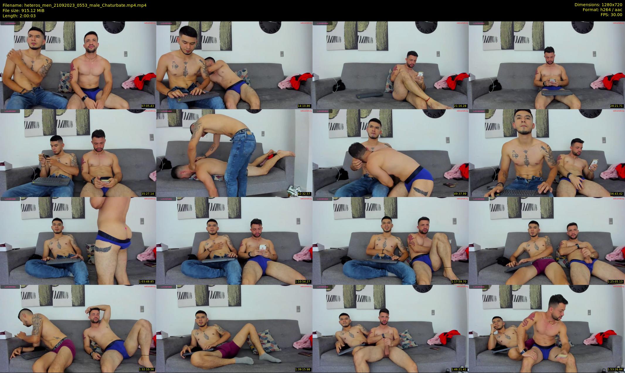 heteros_men — 121 minute Chaturbate male cam show recording, 720p, Sep 21, 2023