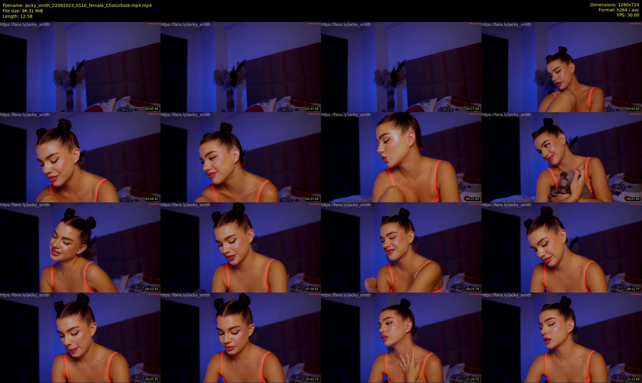 jacky_smith — 13 minute Chaturbate female cam show recording, 720p, Sep 22, 2023